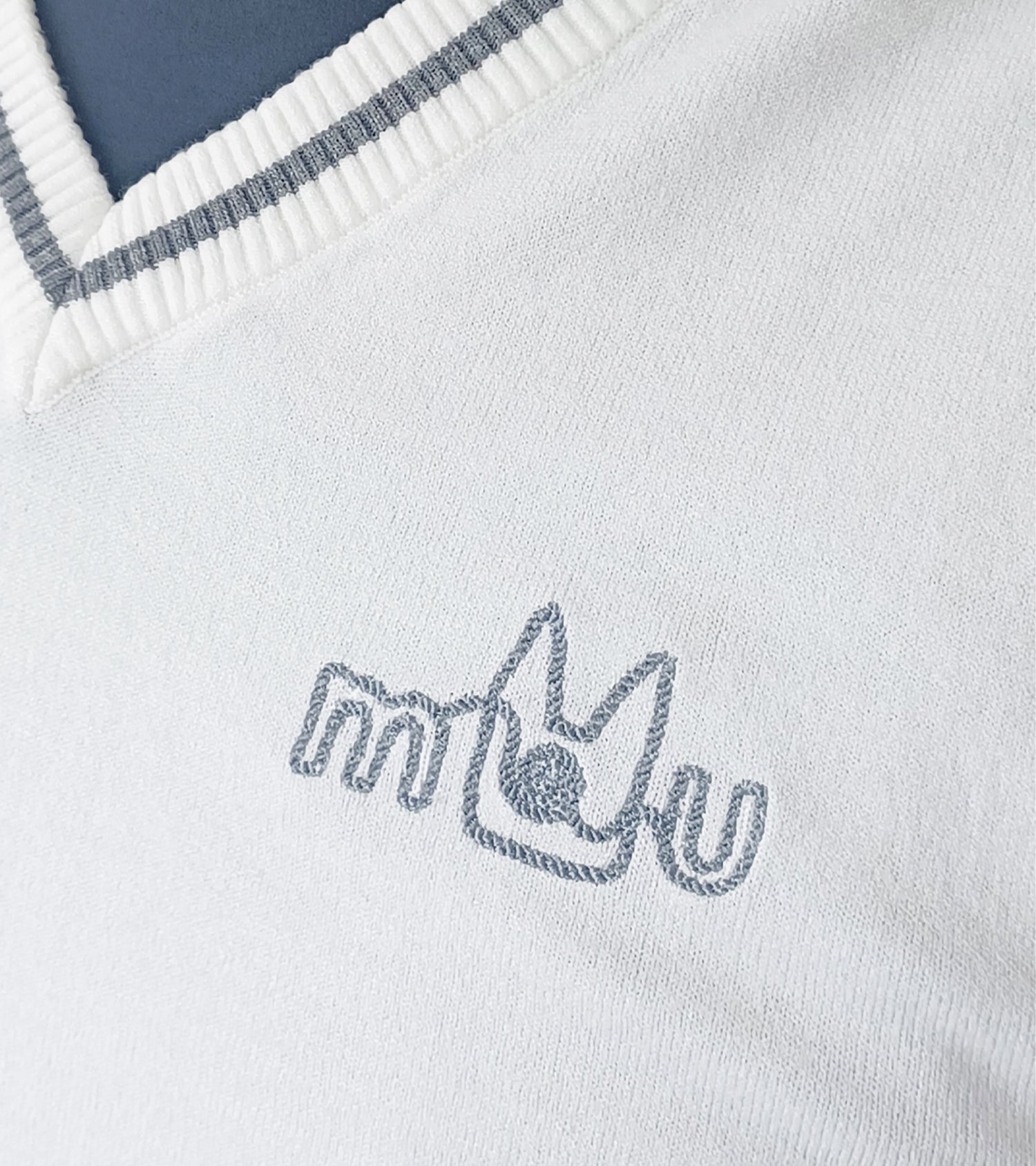 メンズVネックニットベスト