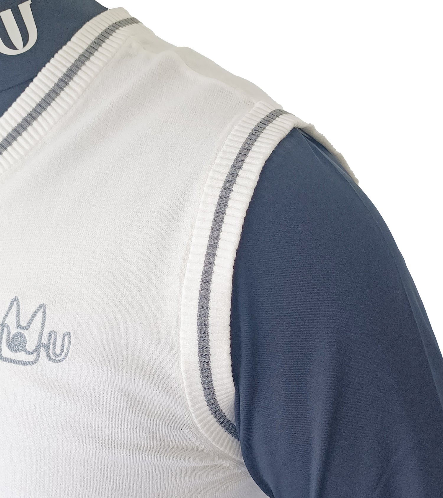 メンズVネックニットベスト