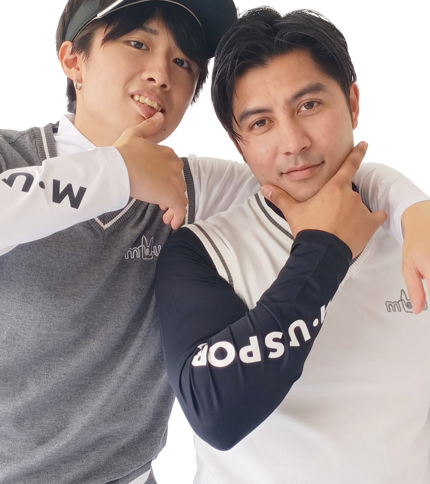 メンズVネックニットベスト