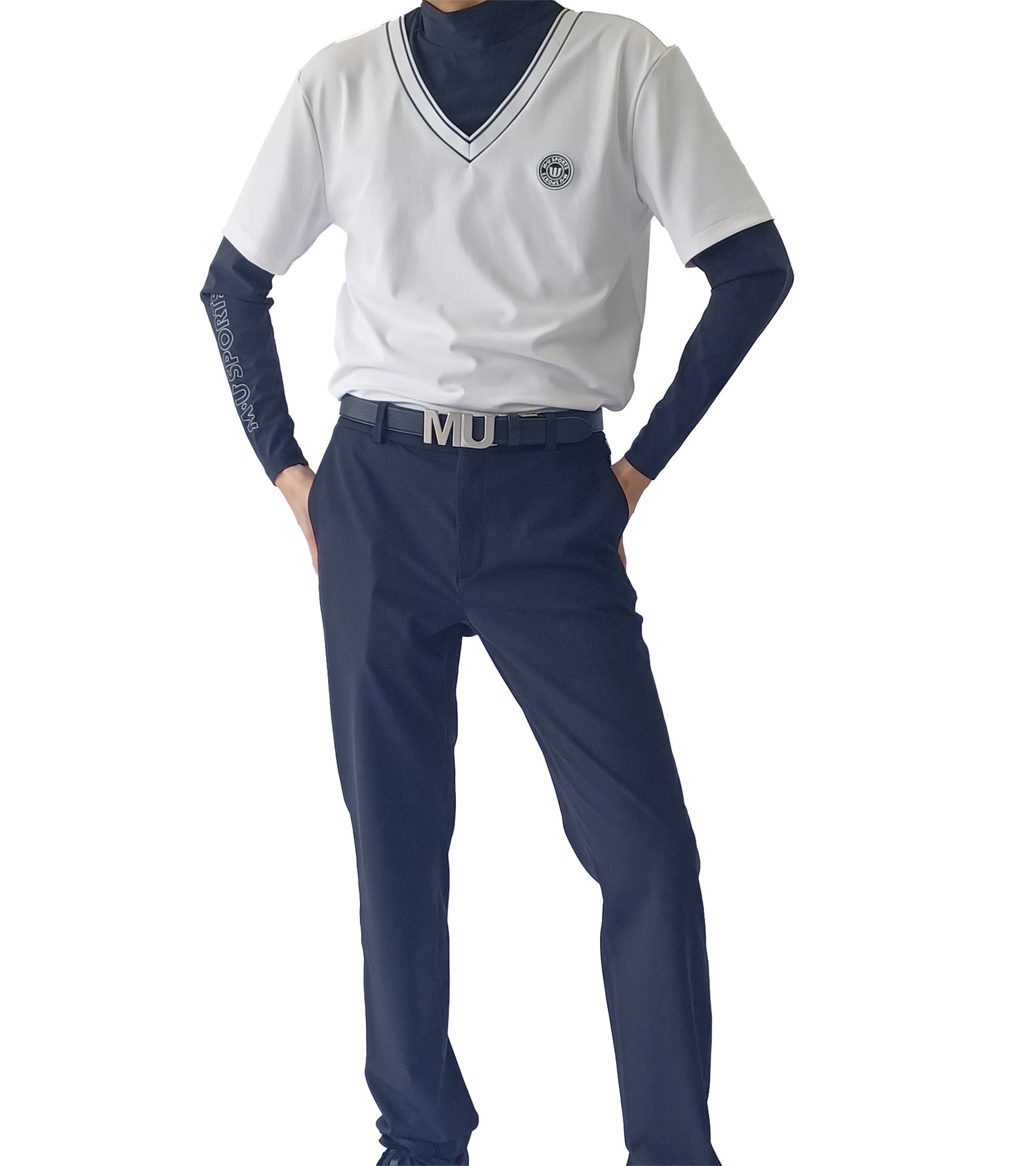 バックブランディングメンズパンツ