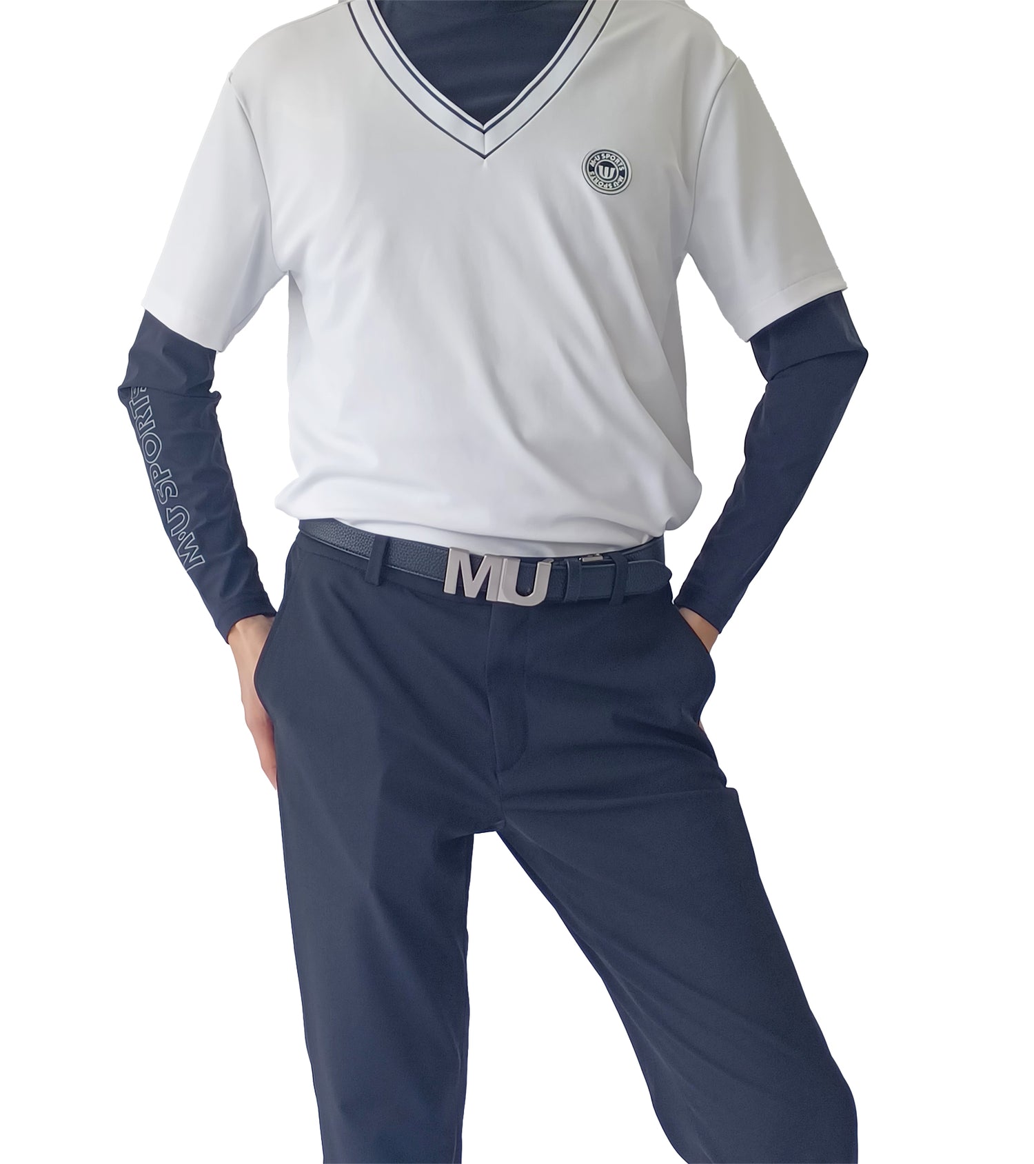 バックブランディングメンズパンツ