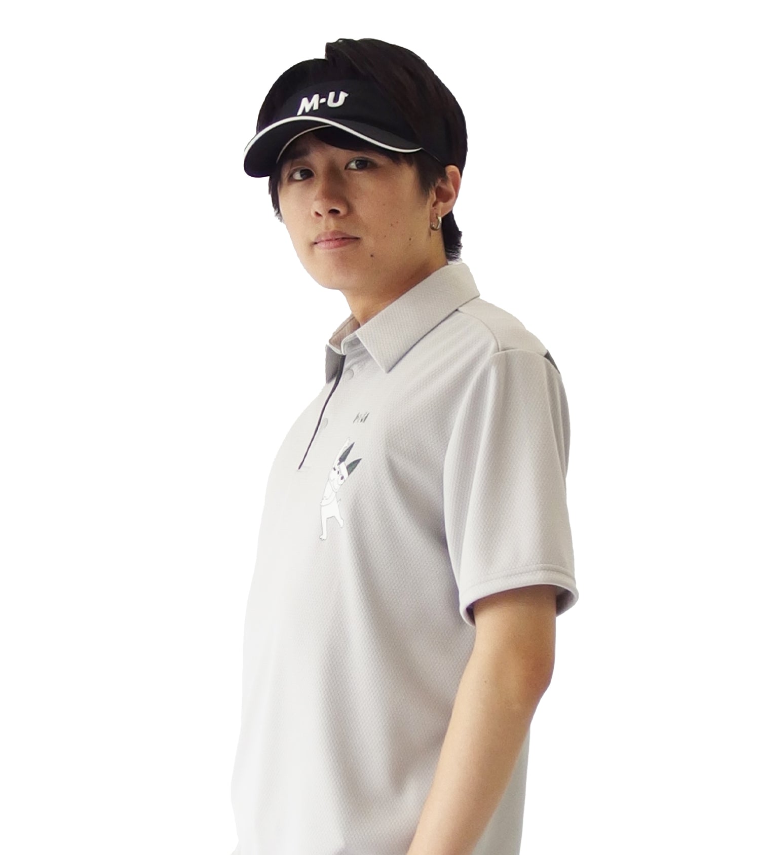 メンズ半袖ハイブリッドシャツ