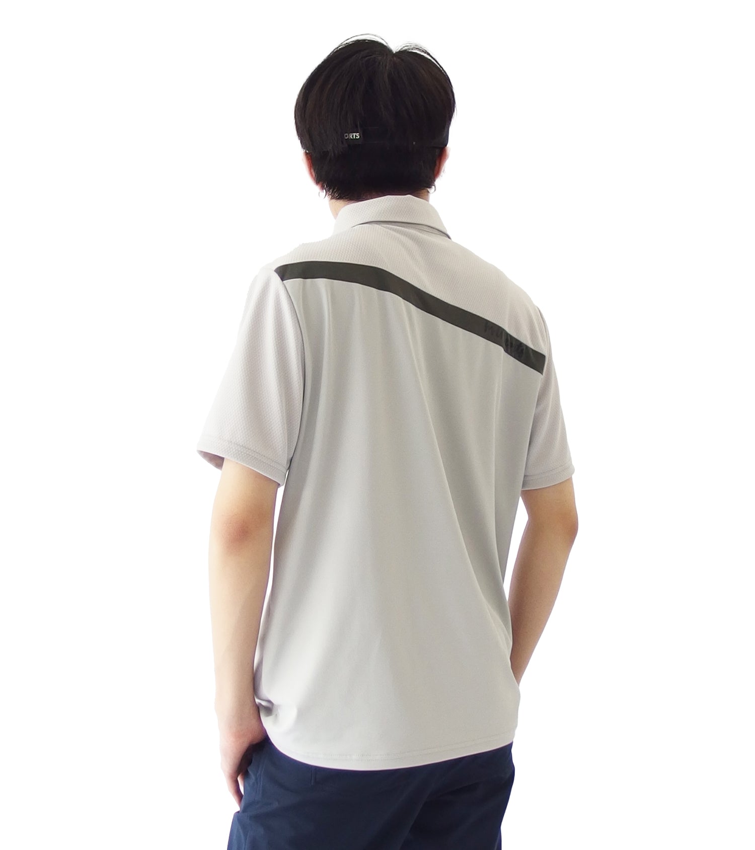 メンズ半袖ハイブリッドシャツ