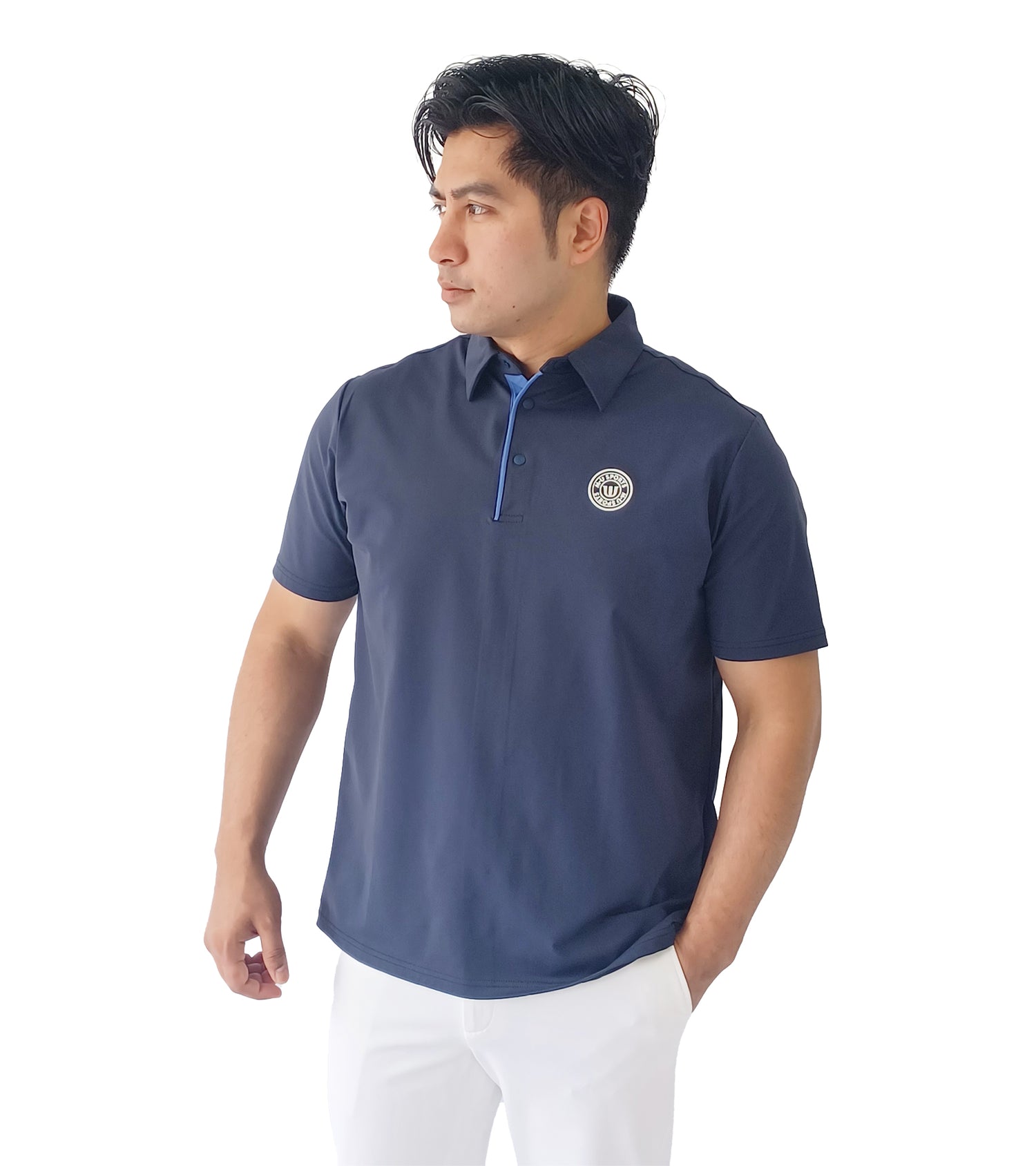 半袖バックメッシュメンズシャツ