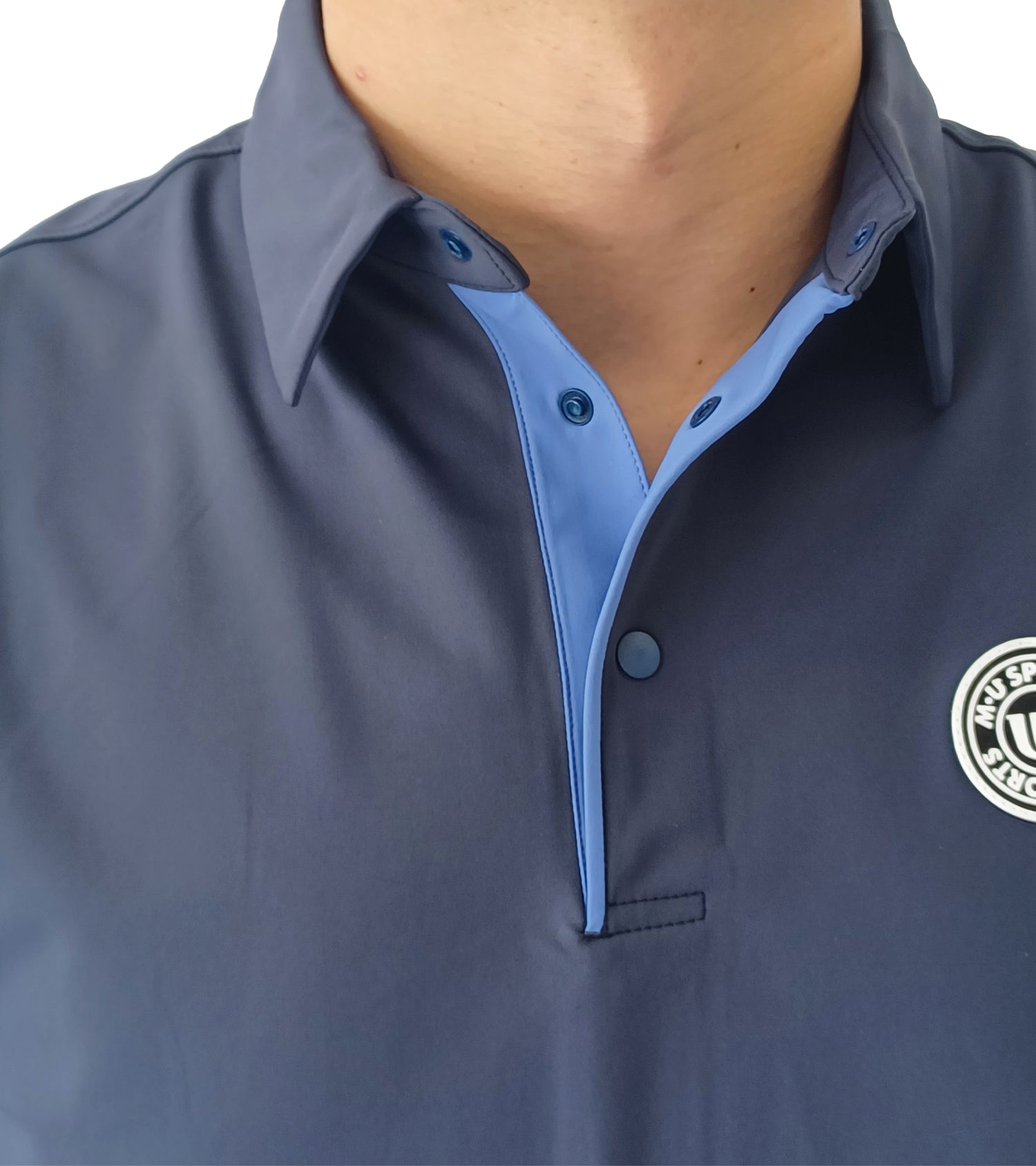 半袖バックメッシュメンズシャツ