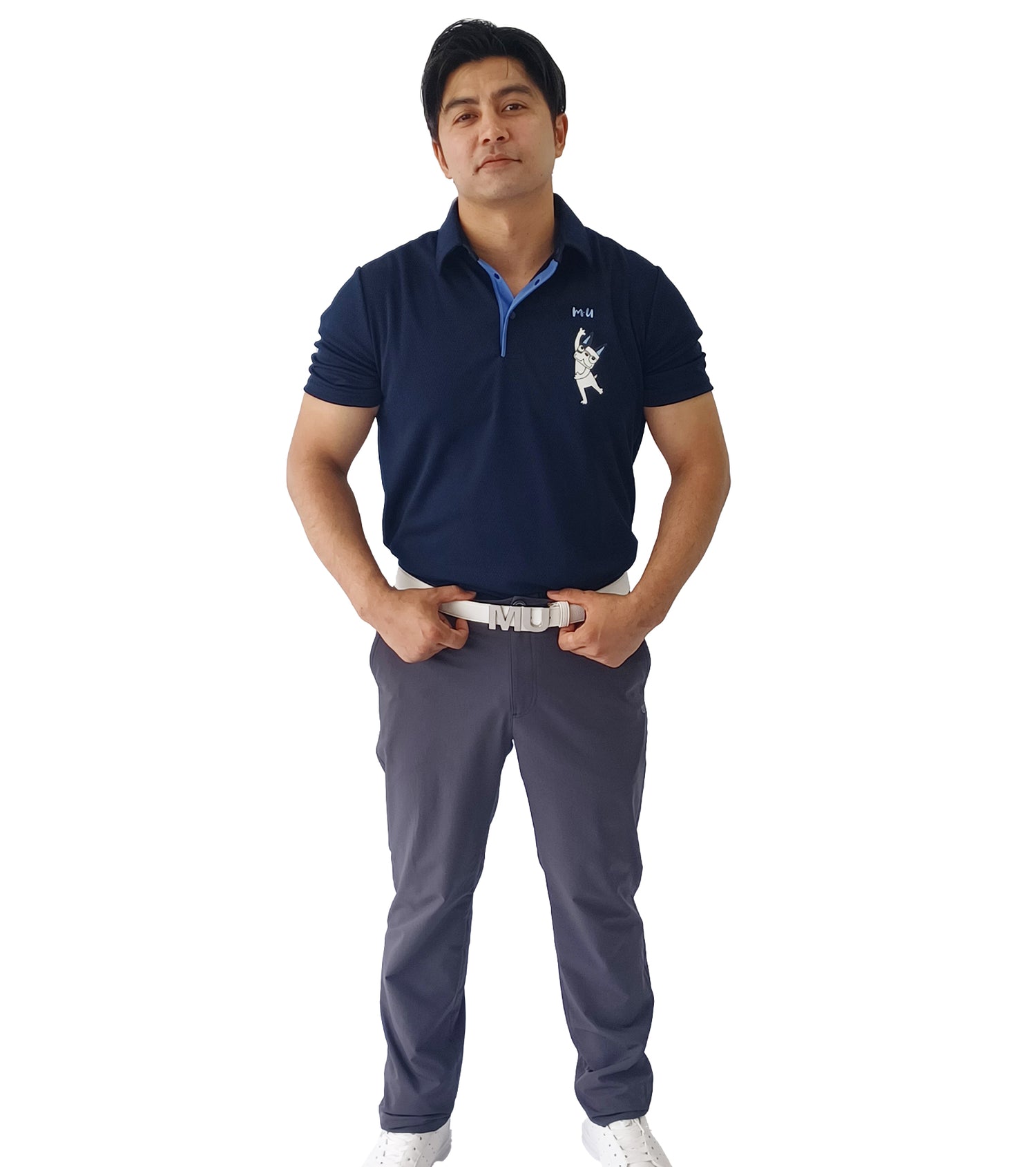 メンズコットンライクカジュアルチノパンツ