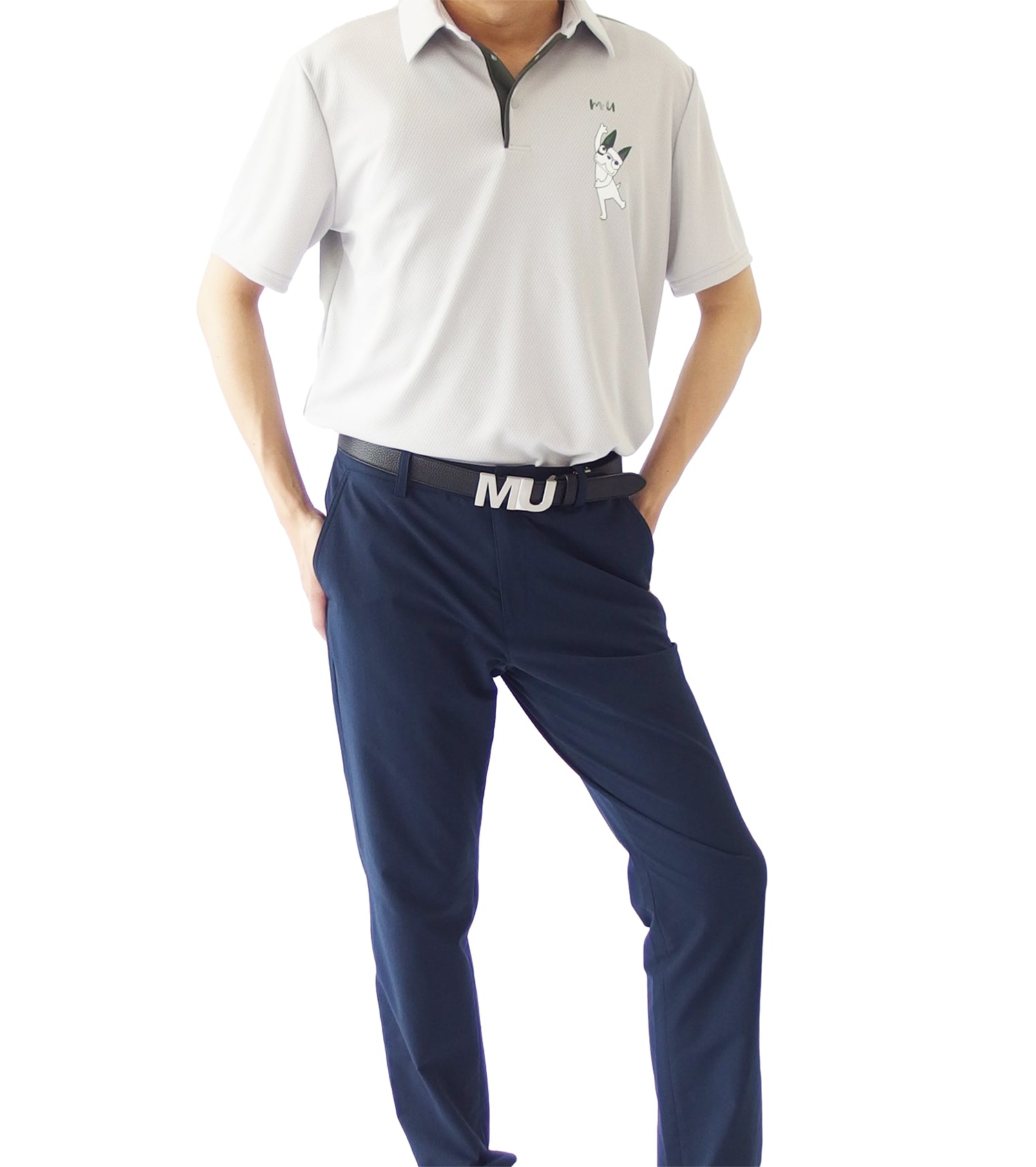 メンズコットンライクカジュアルチノパンツ