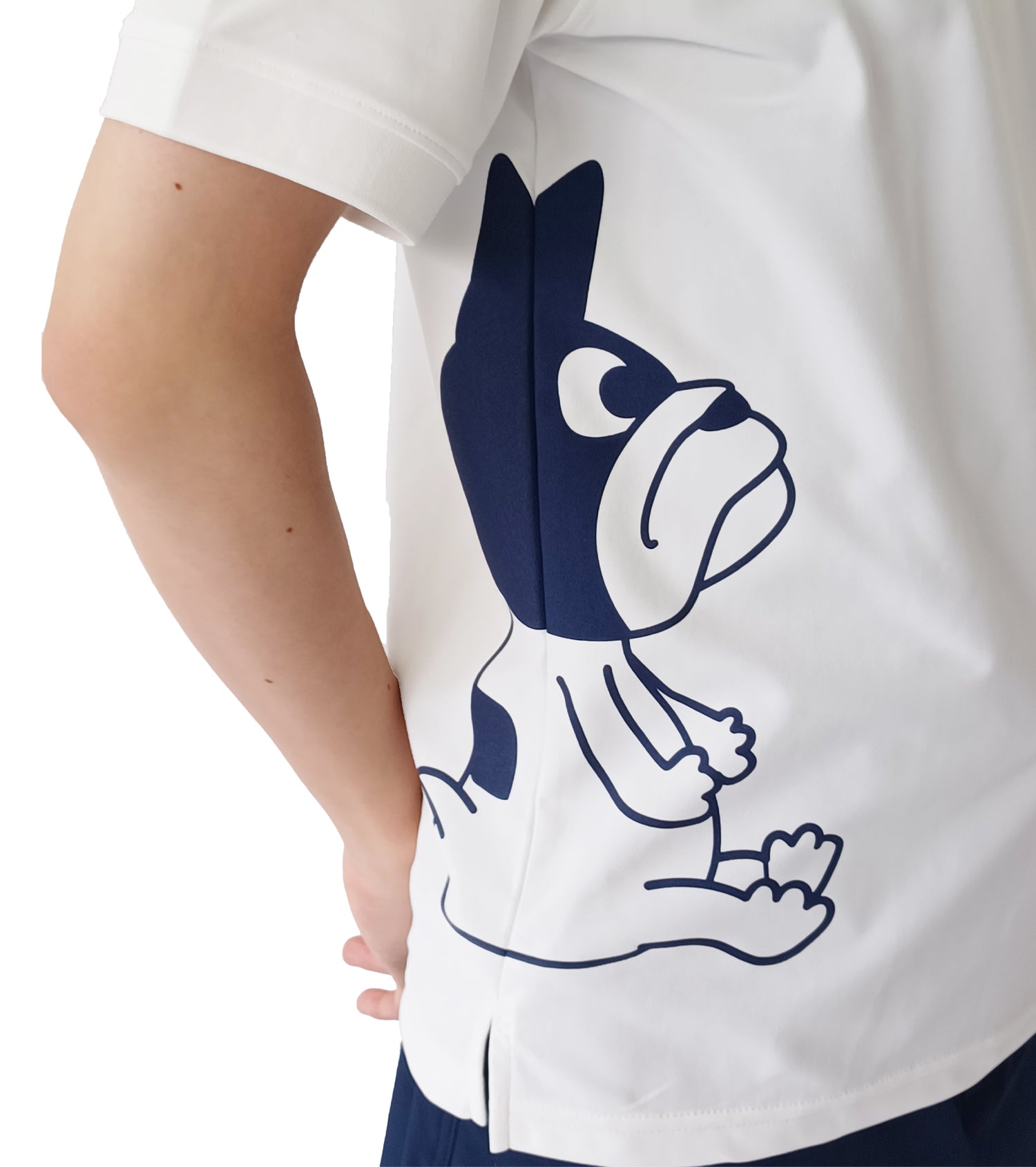 半袖ビッグキャラクターメンズポロシャツ