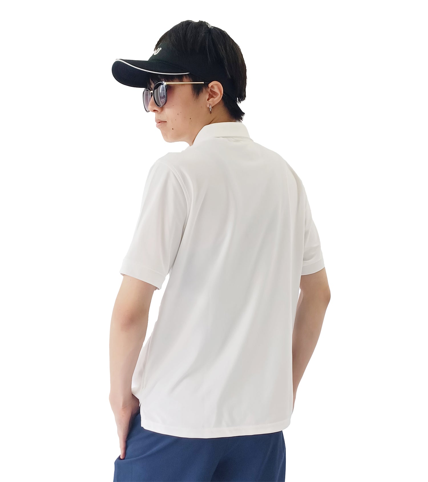 半袖ビッグキャラクターメンズポロシャツ