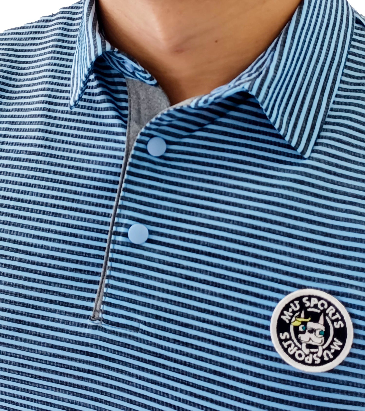 メンズサッカーボーダーシャツ