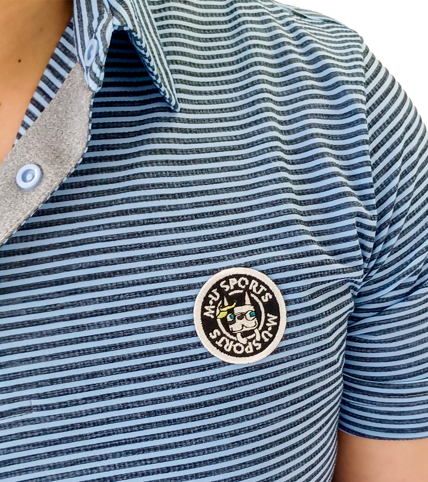 メンズサッカーボーダーシャツ