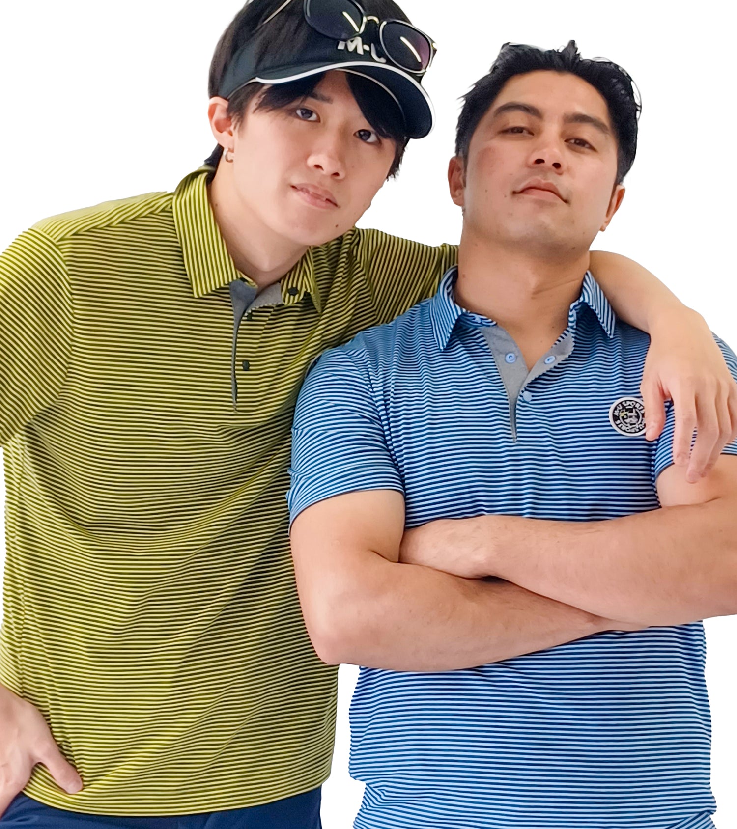 メンズサッカーボーダーシャツ