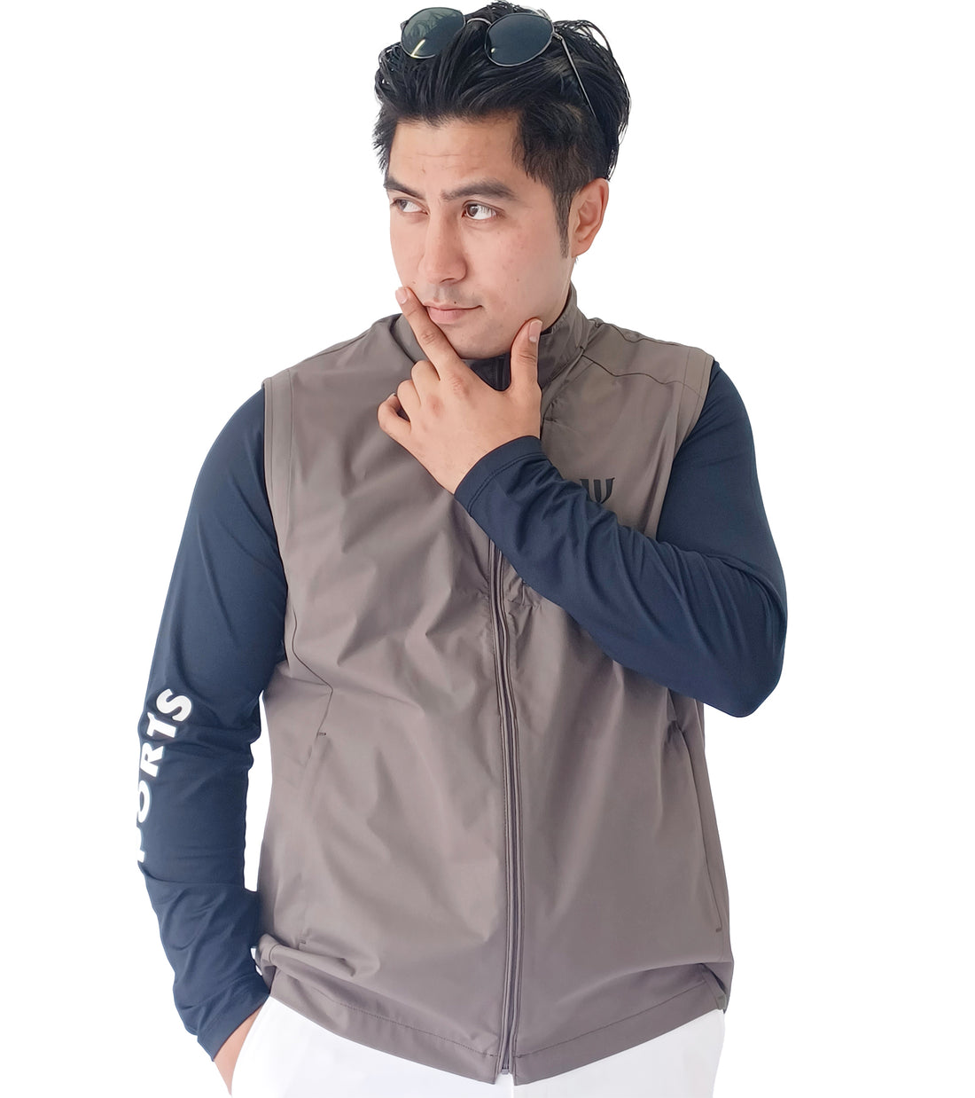 メンズウィンドブレーカーベスト