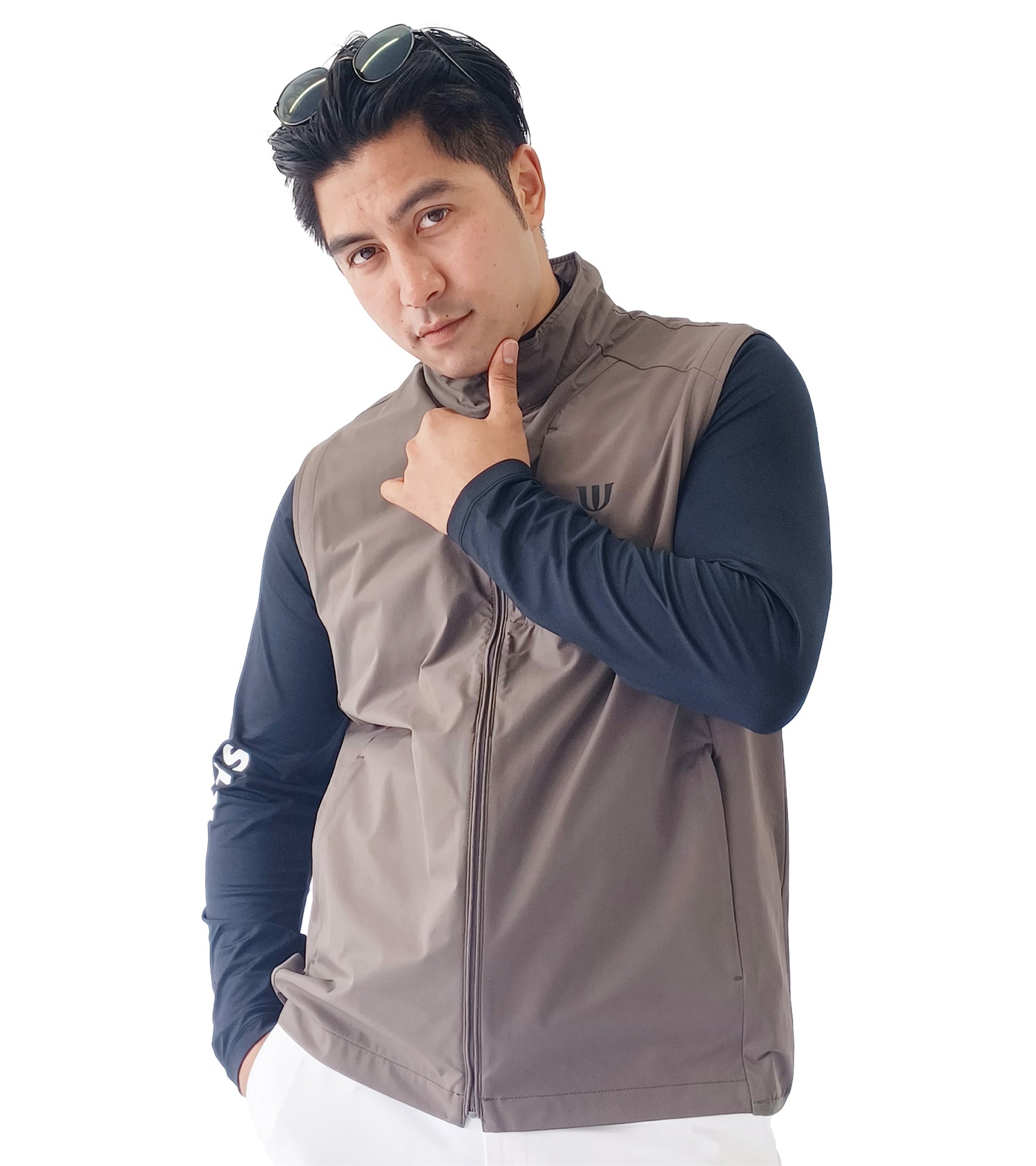 メンズウィンドブレーカーベスト