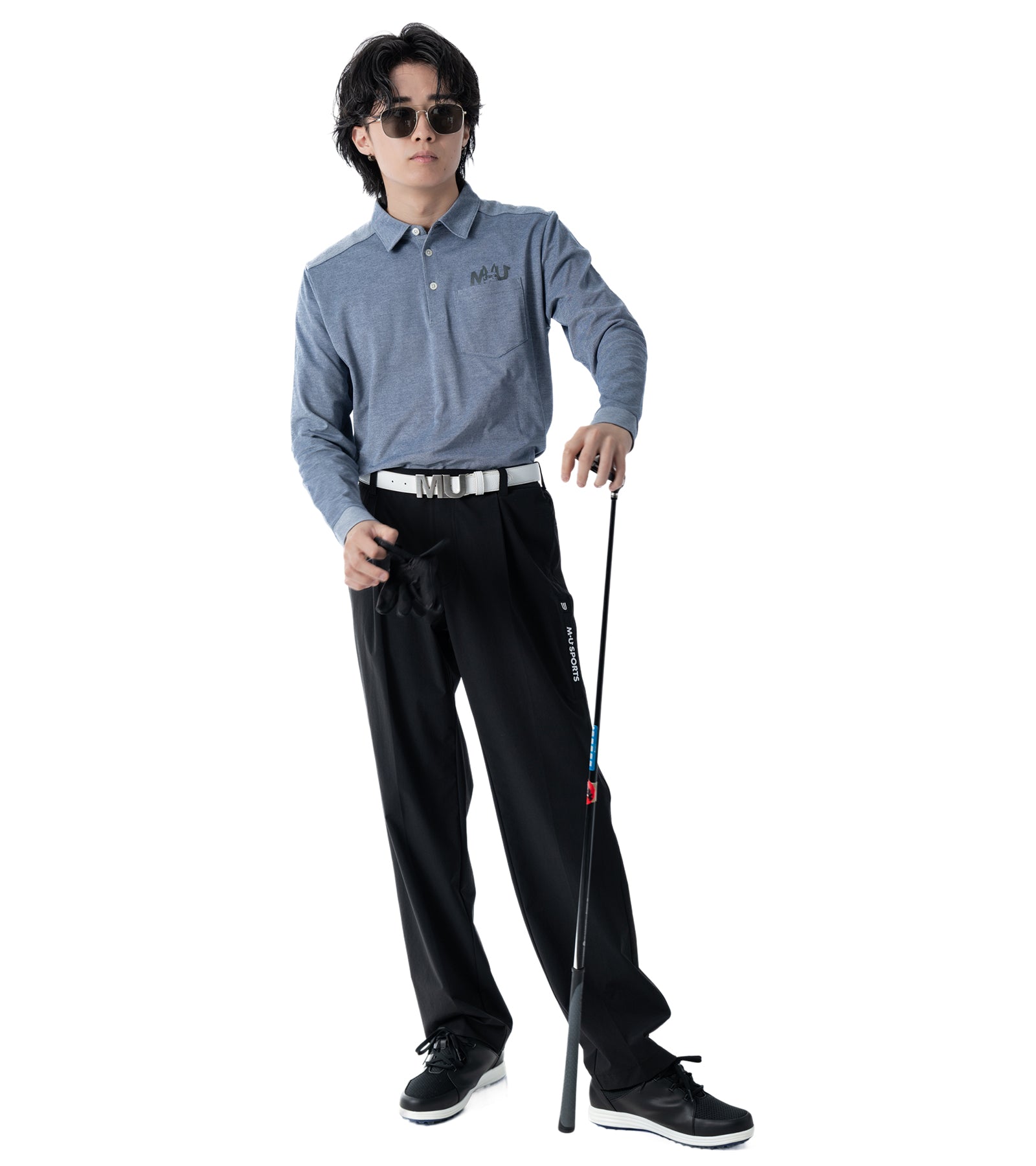 メンズワンタックパンツ