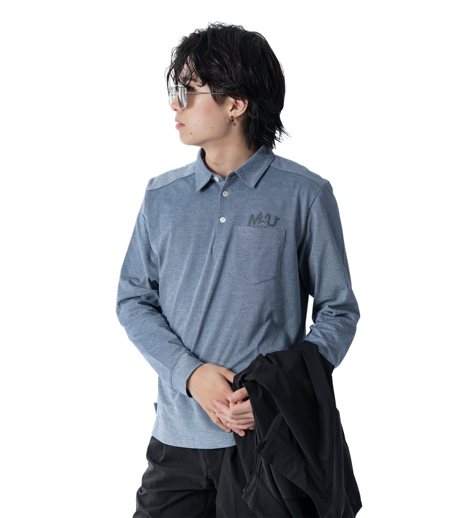 ハイネックメンズブルゾン