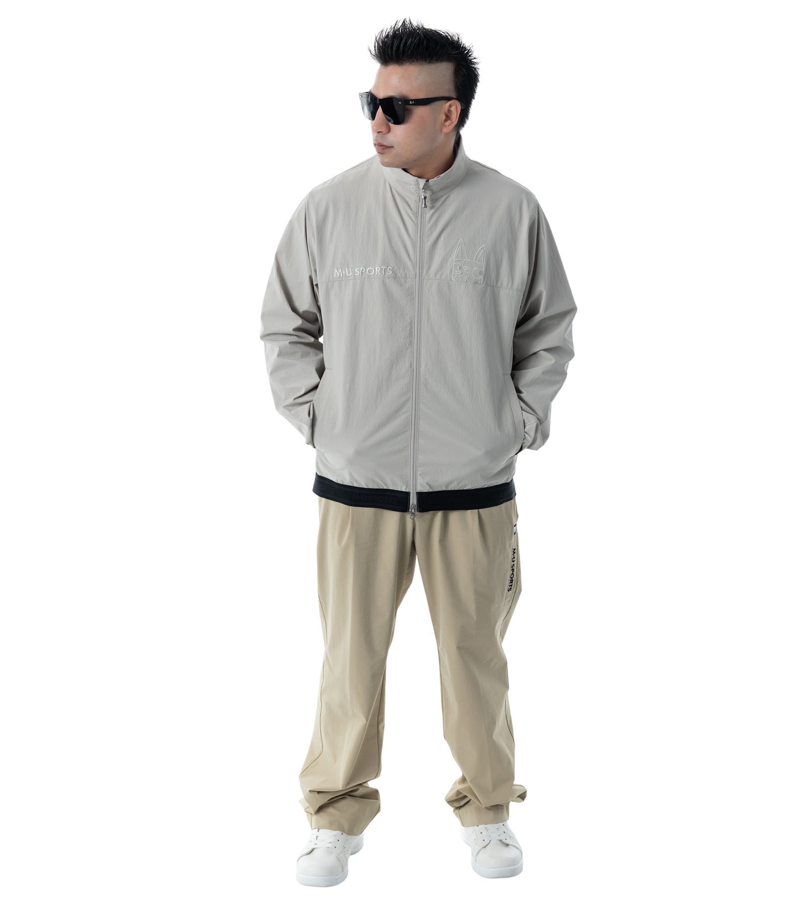 ハイネックメンズブルゾン