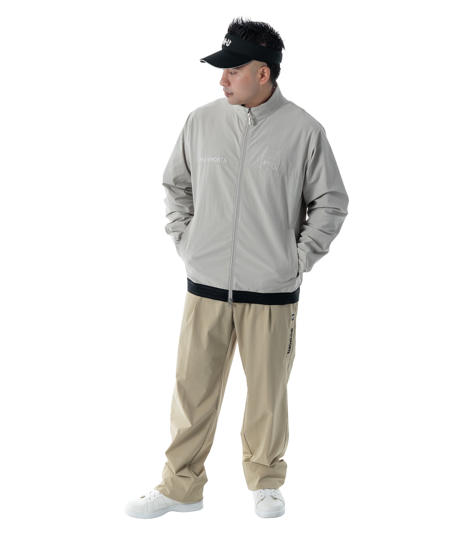 ハイネックメンズブルゾン