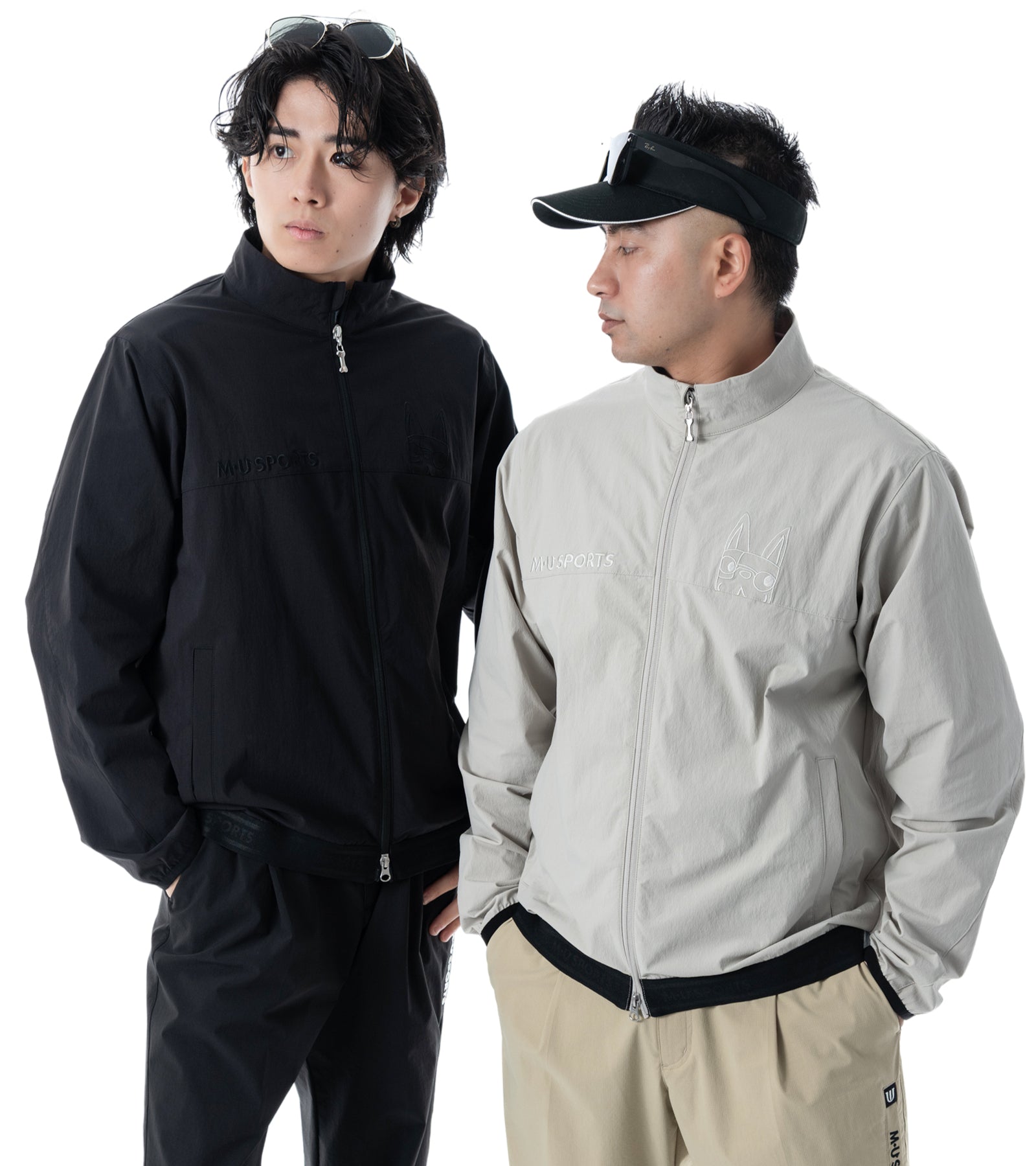 ハイネックメンズブルゾン