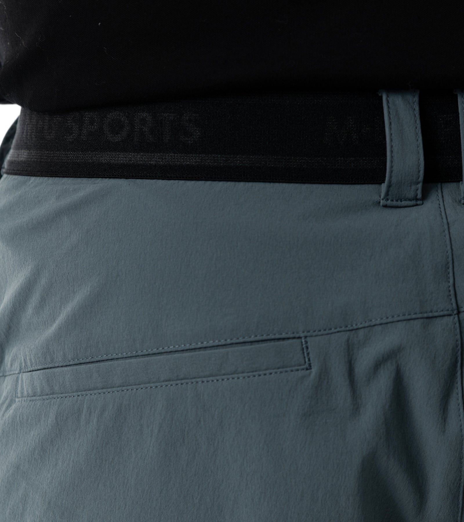 メンズスリム切替パンツ