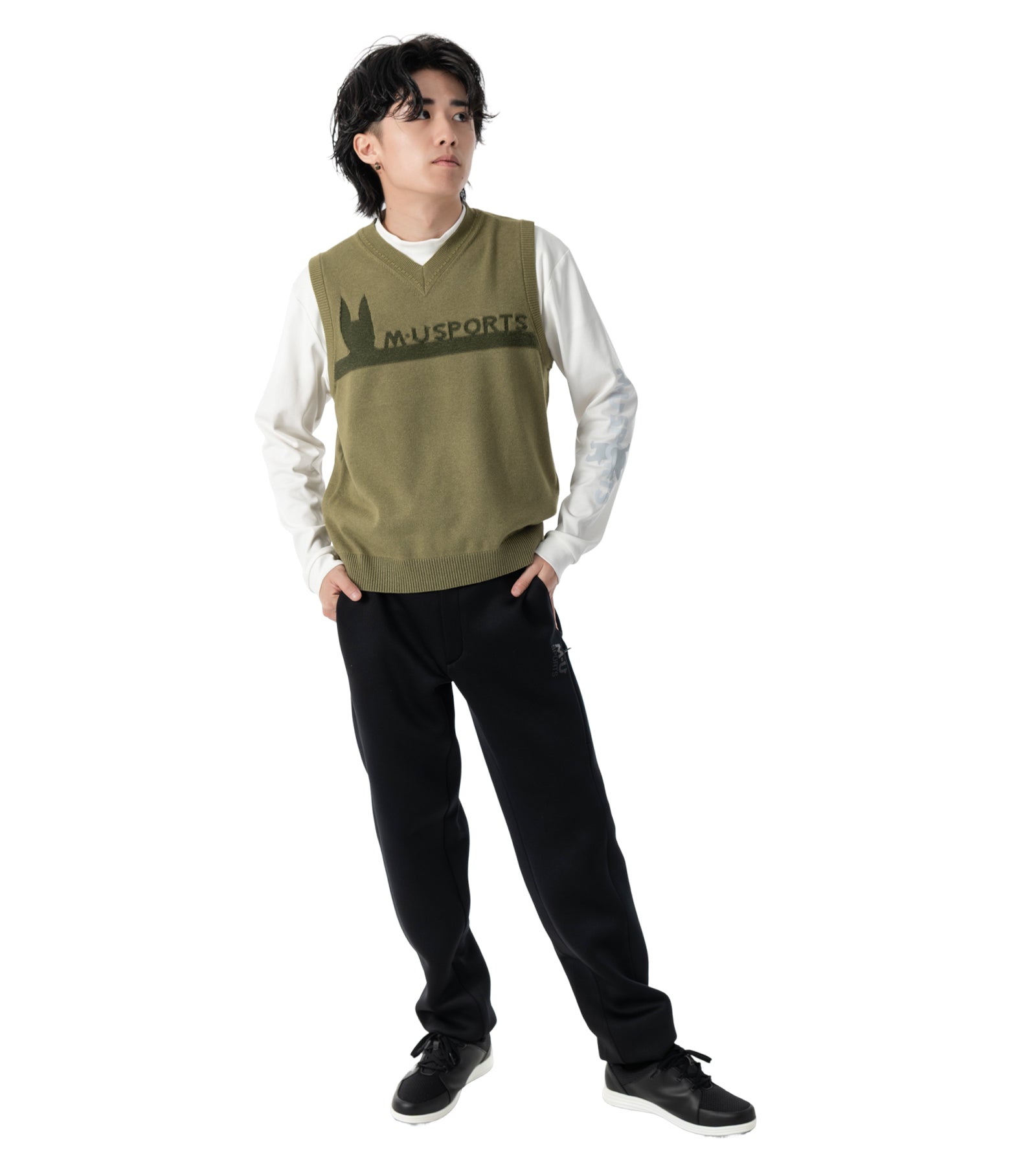 ダンボールニットメンズパンツ