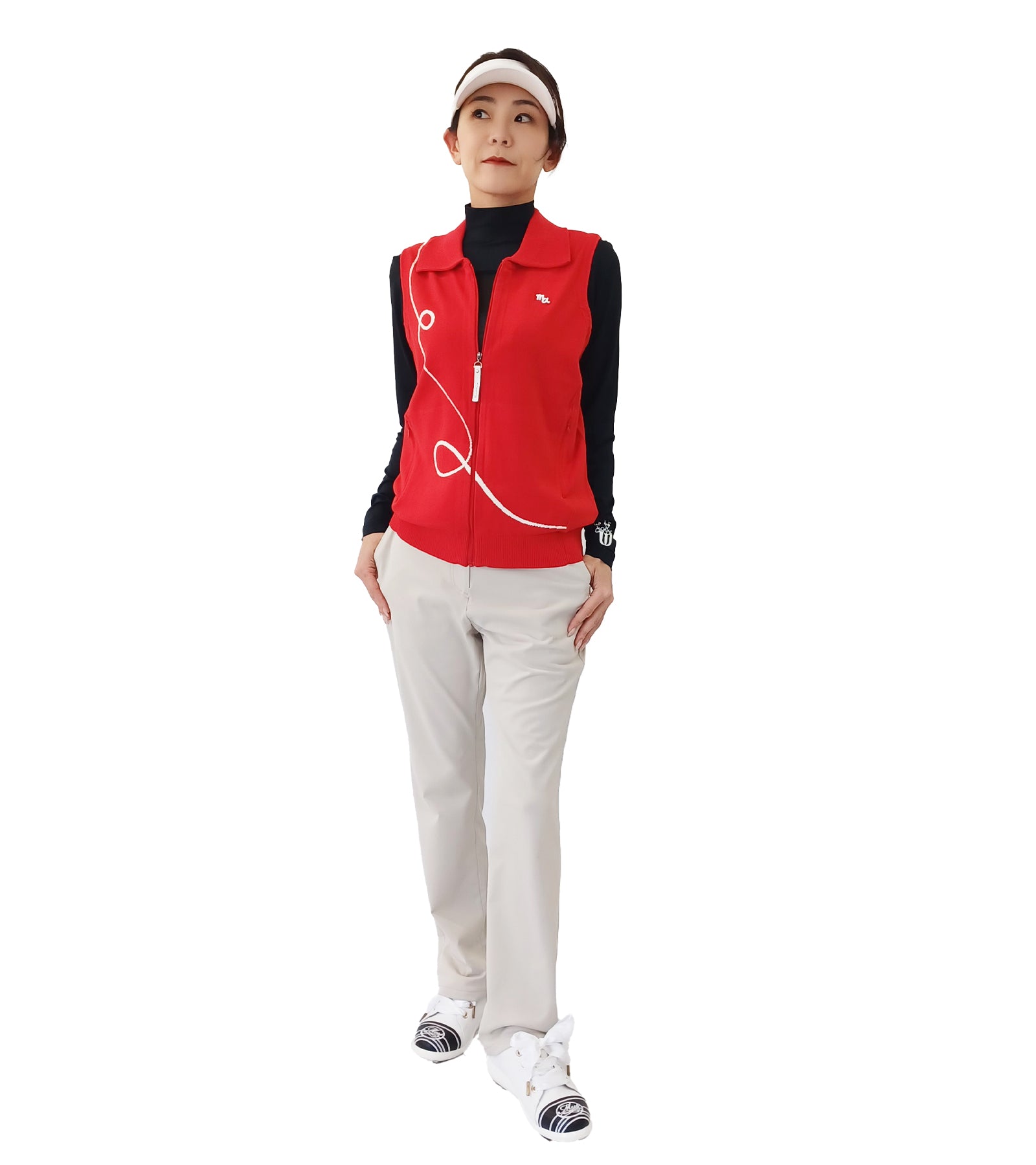 ナチュラルストレッチストレートパンツ