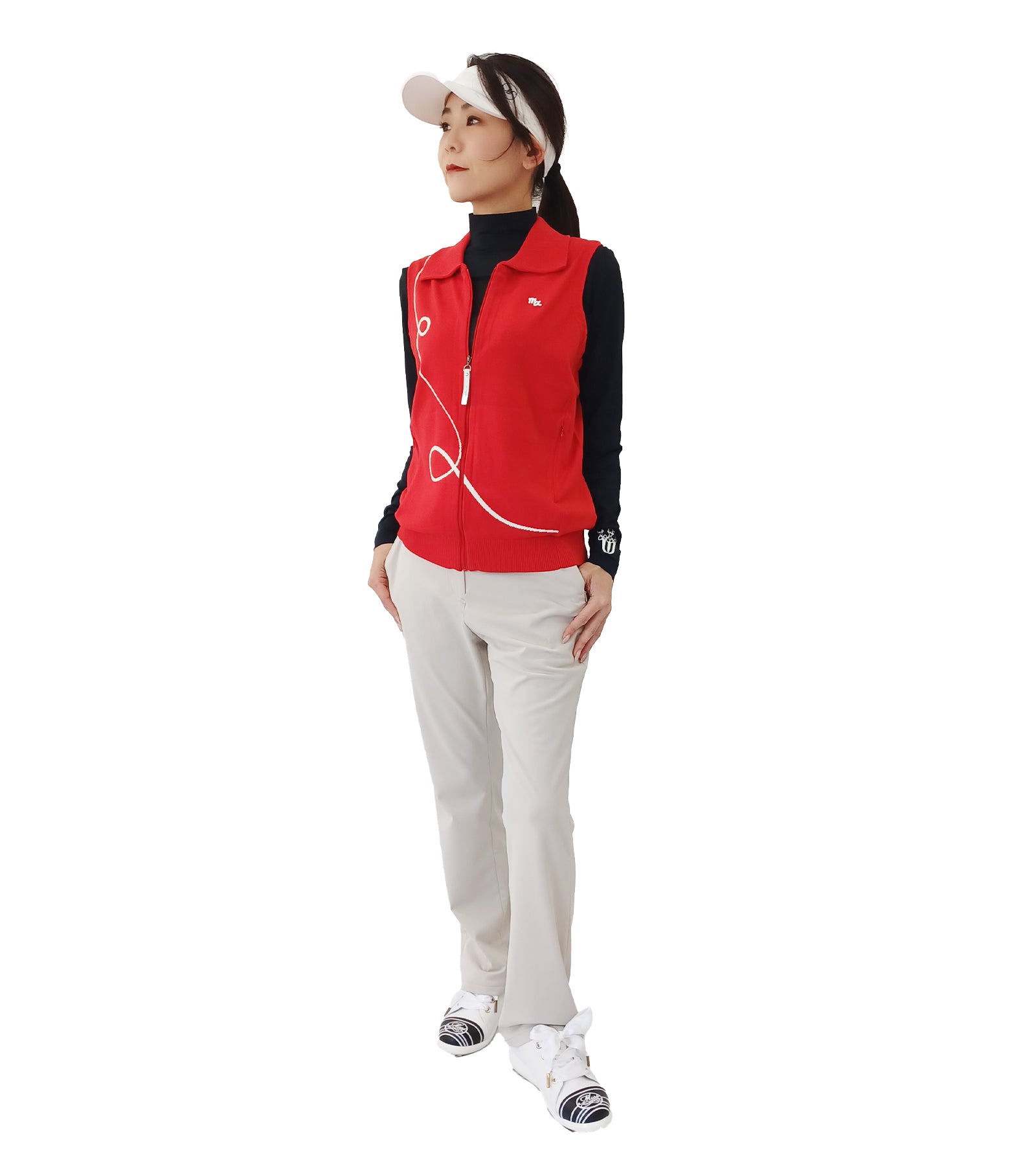 ナチュラルストレッチストレートパンツ