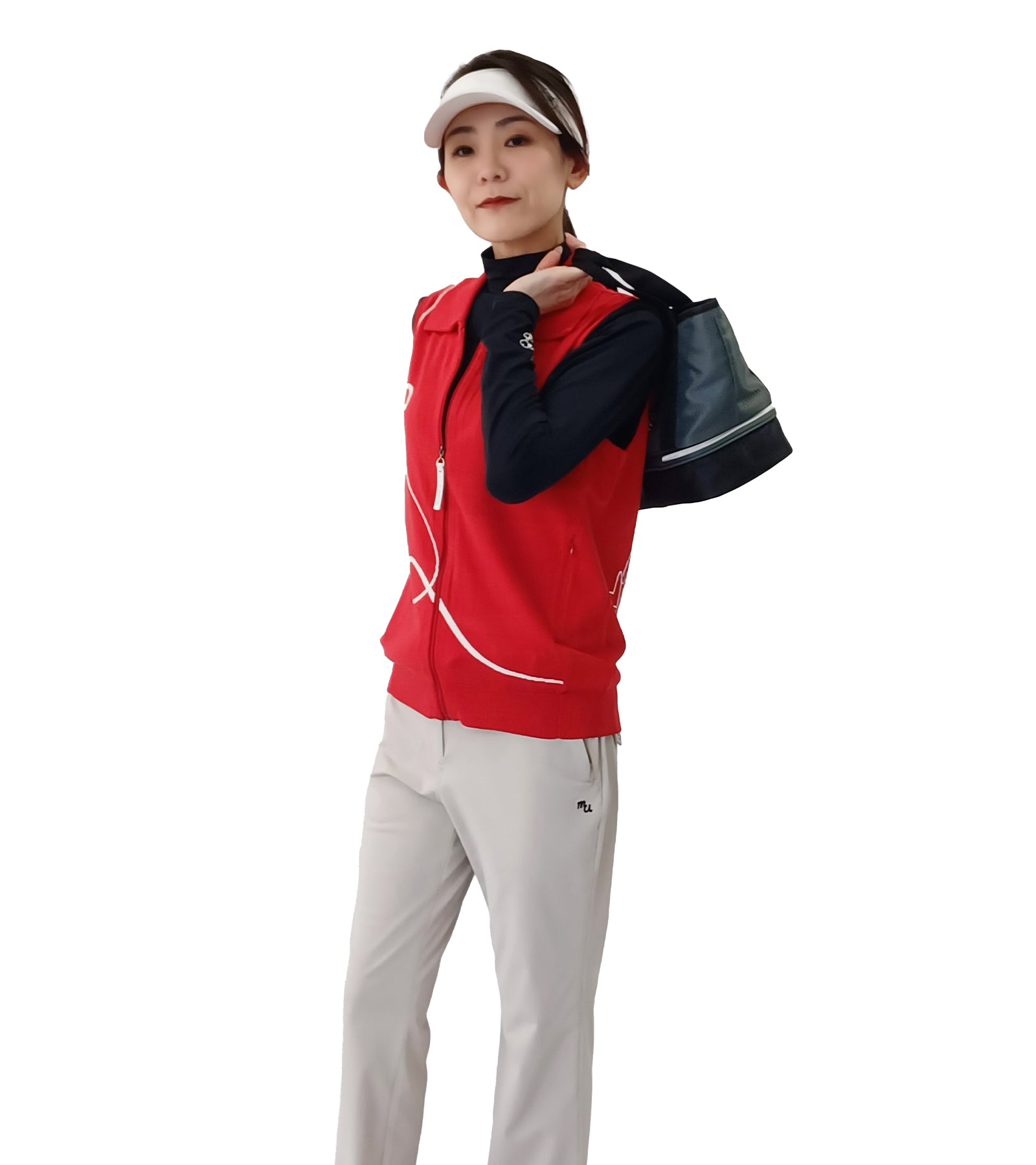 ナチュラルストレッチストレートパンツ