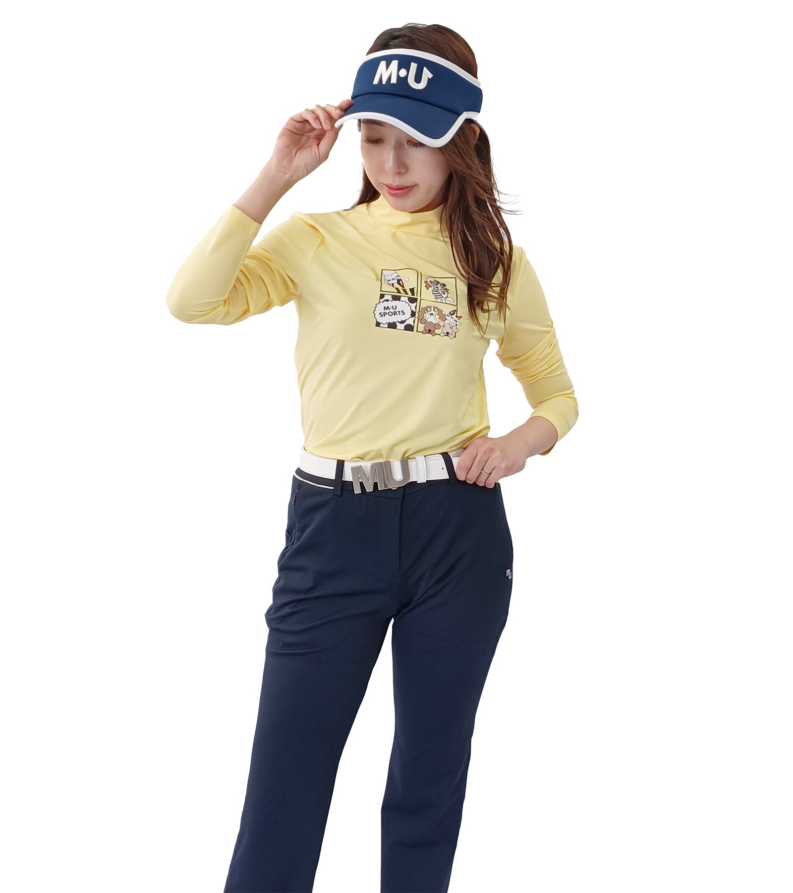 ナチュラルストレッチストレートパンツ