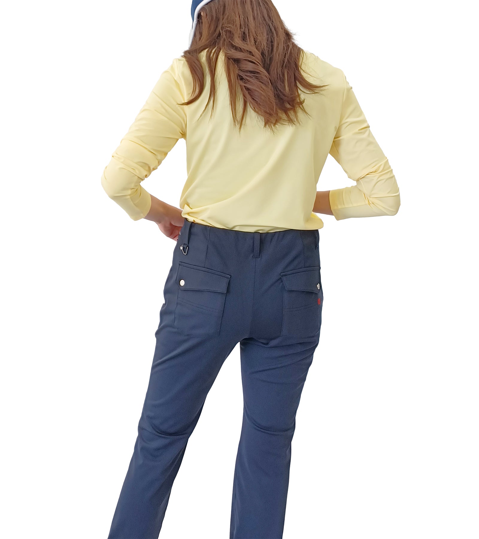 ナチュラルストレッチストレートパンツ