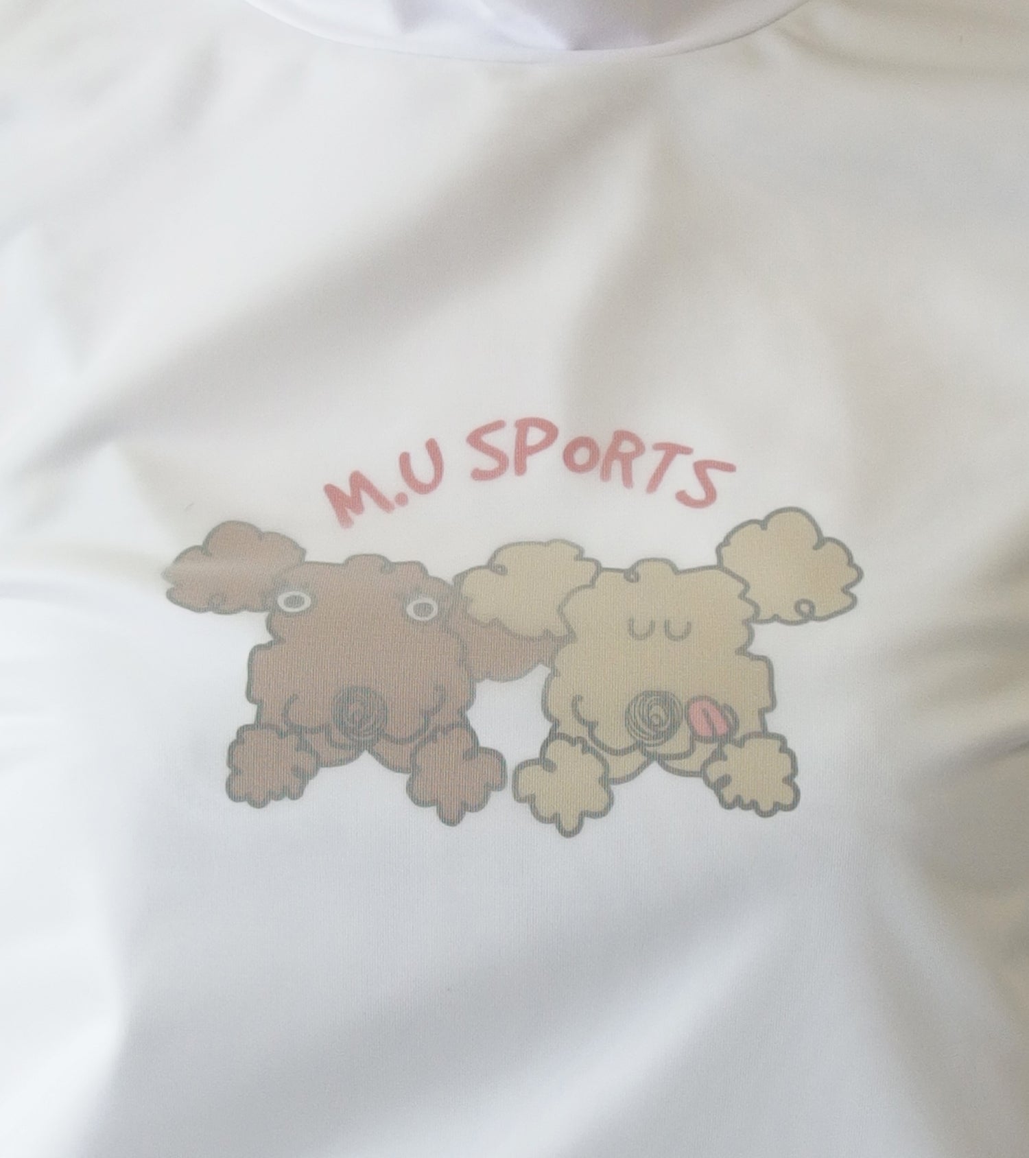 半袖モックネック2枚重ね風Tシャツ