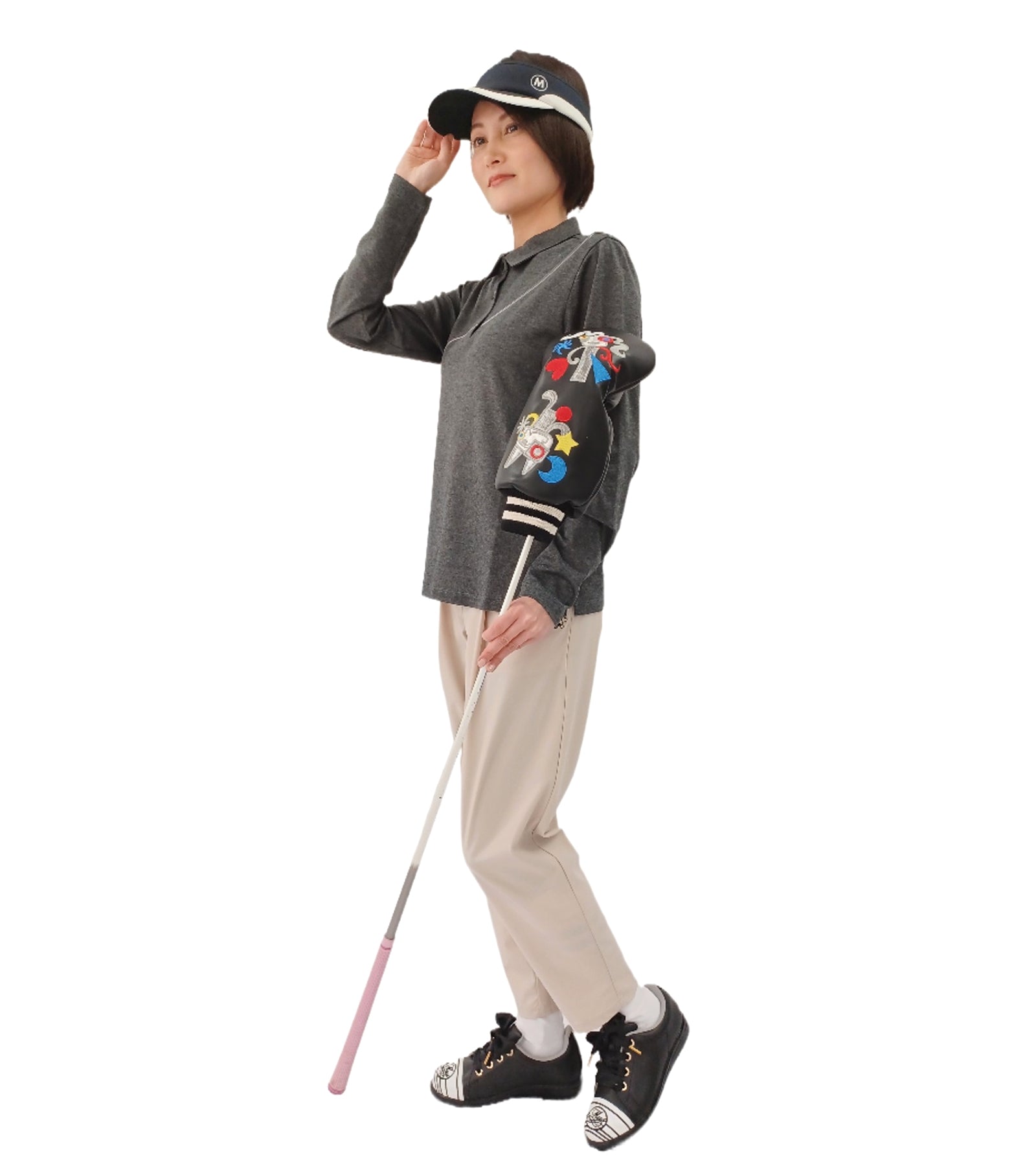 アクティブ9分丈スリムパンツ