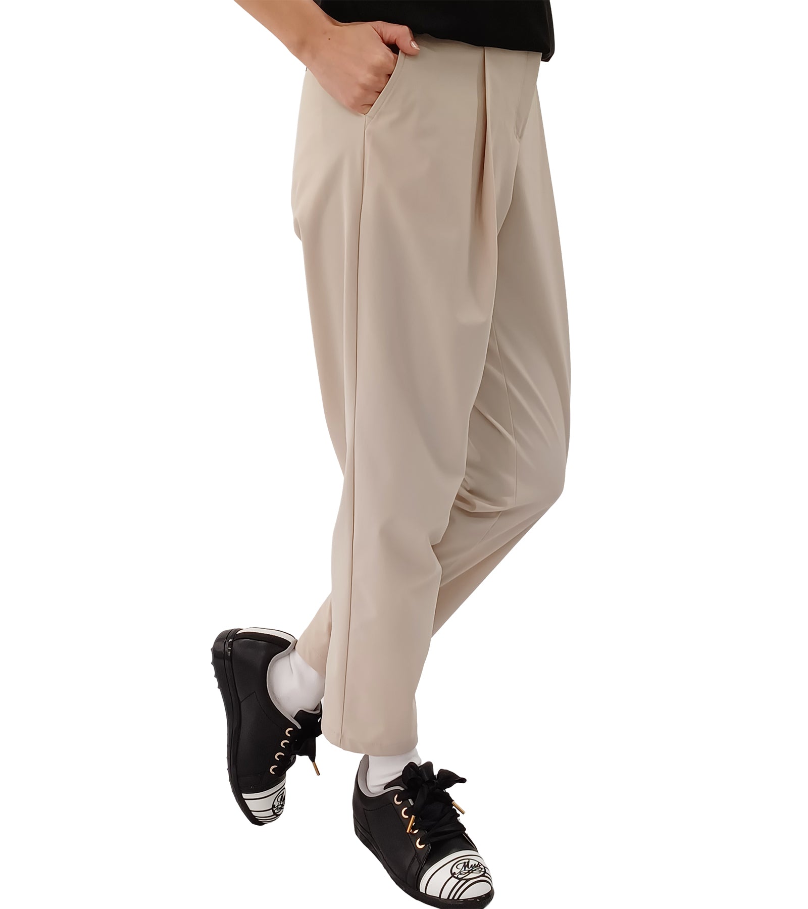 アクティブ9分丈スリムパンツ