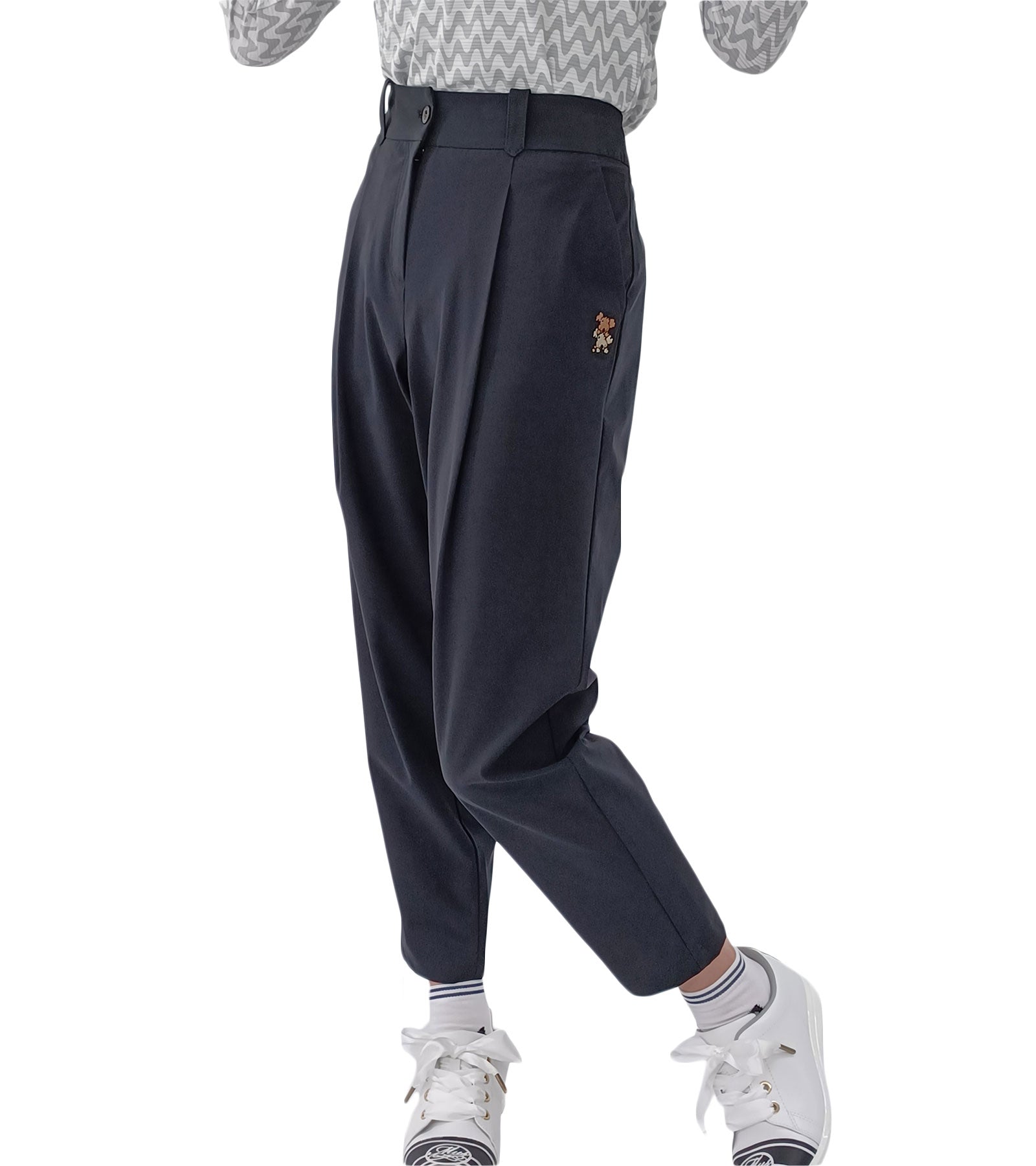 アクティブ9分丈スリムパンツ