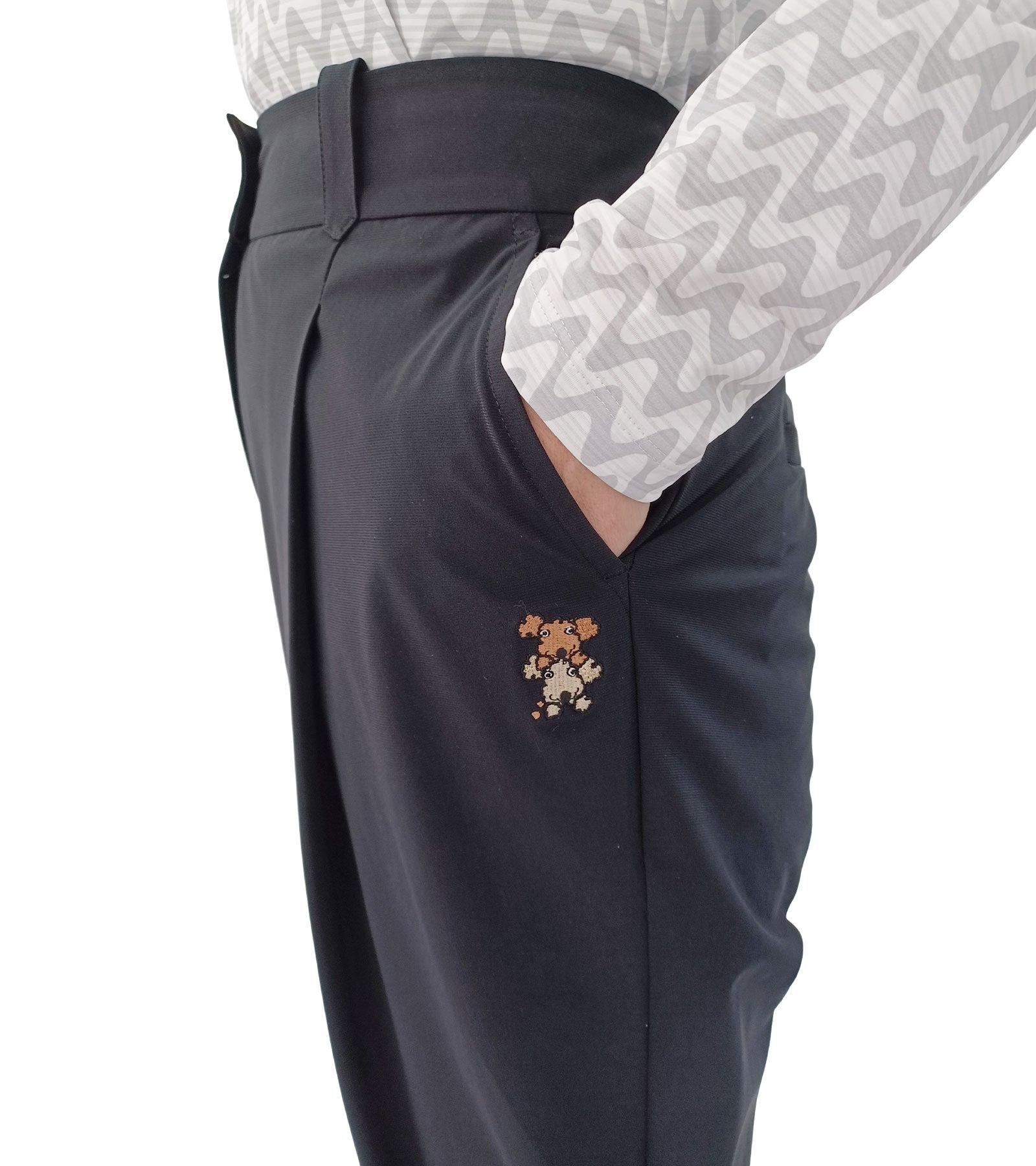 アクティブ9分丈スリムパンツ