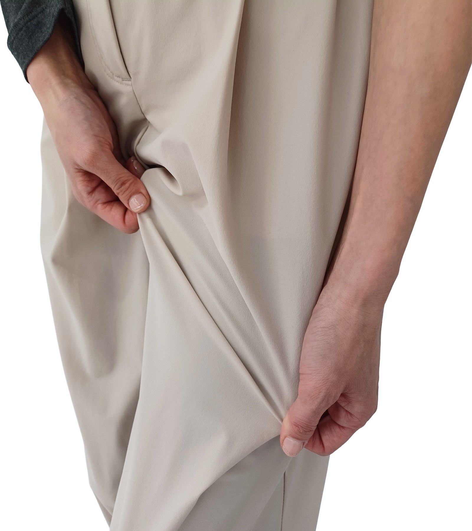 アクティブ9分丈スリムパンツ