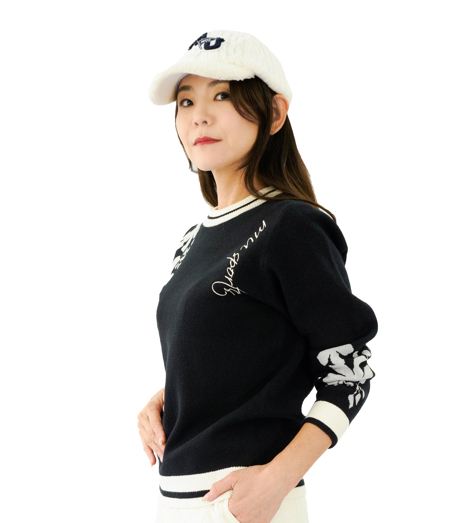 モールジャガードニット