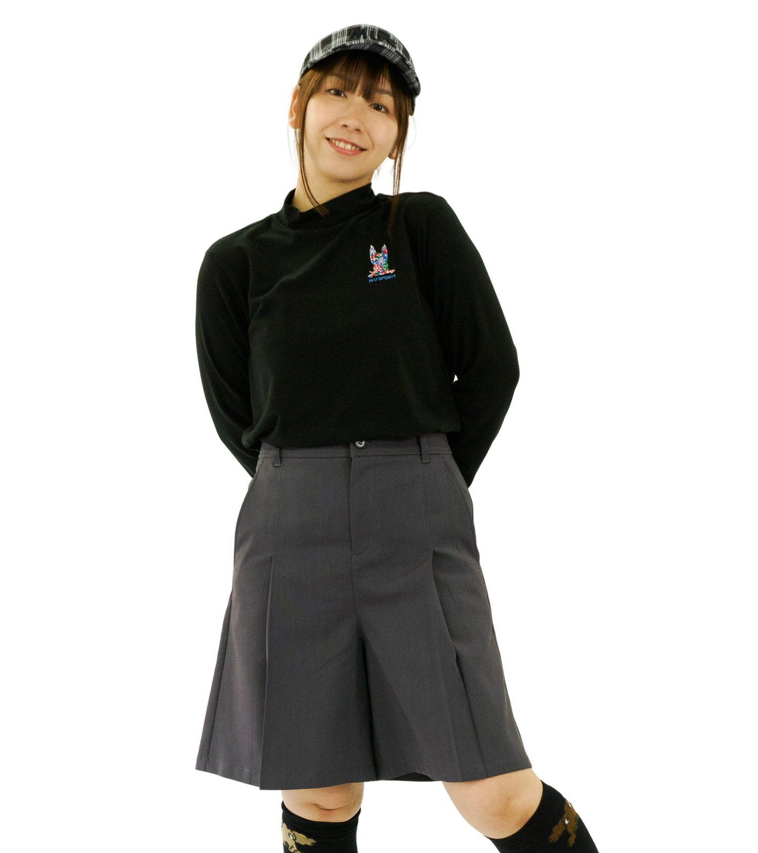 オックスシャンブレーハーフパンツ