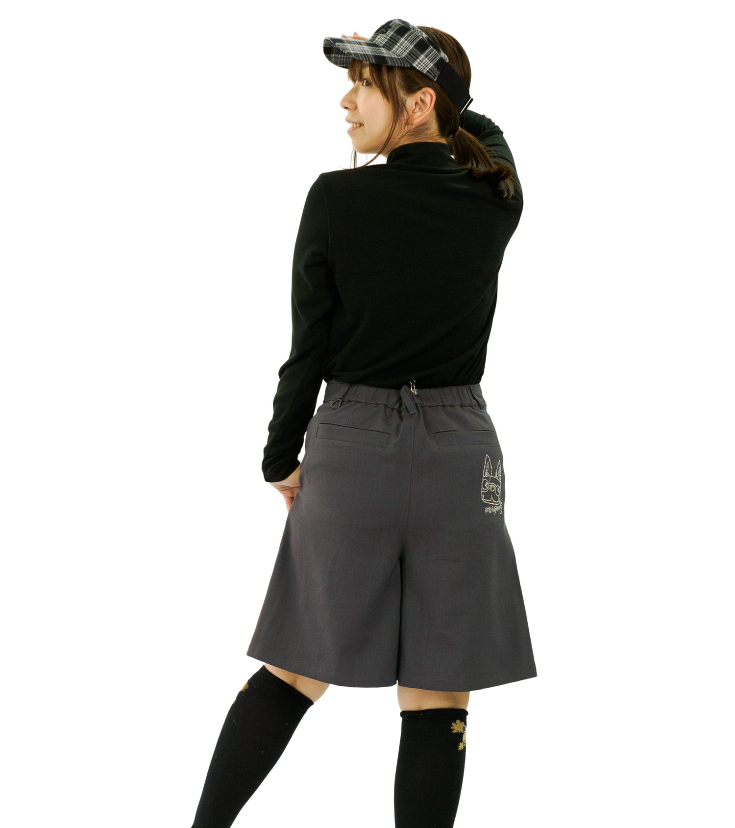 オックスシャンブレーハーフパンツ