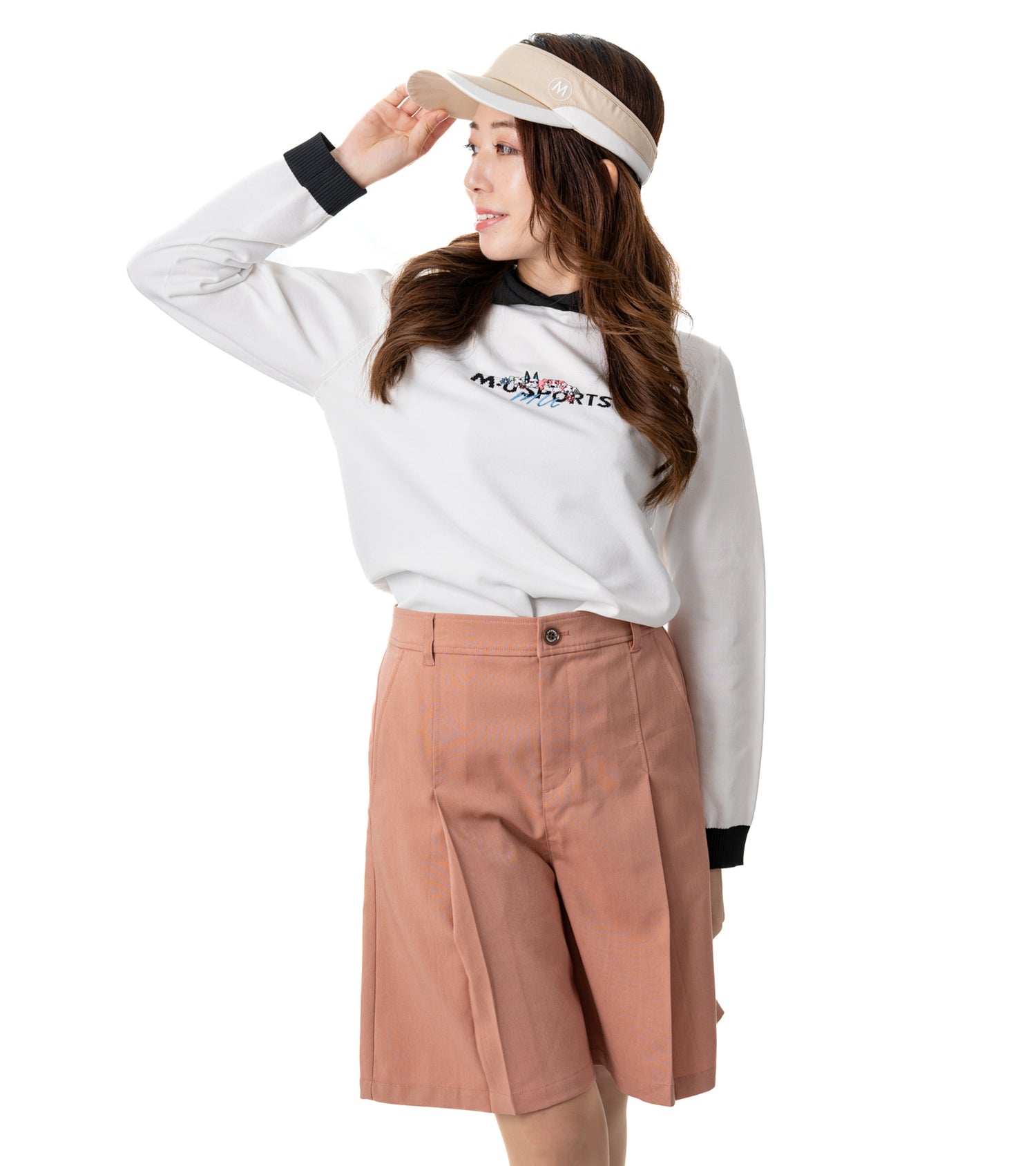 オックスシャンブレーハーフパンツ