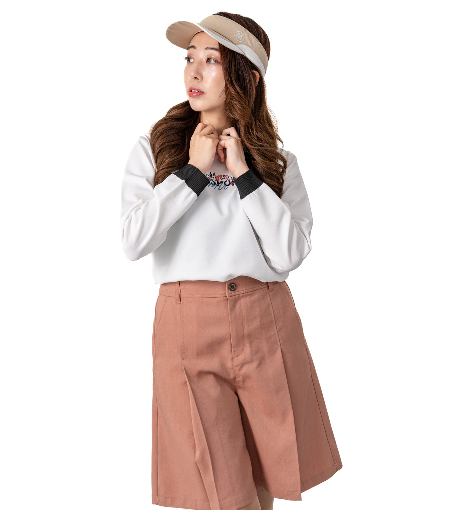 オックスシャンブレーハーフパンツ