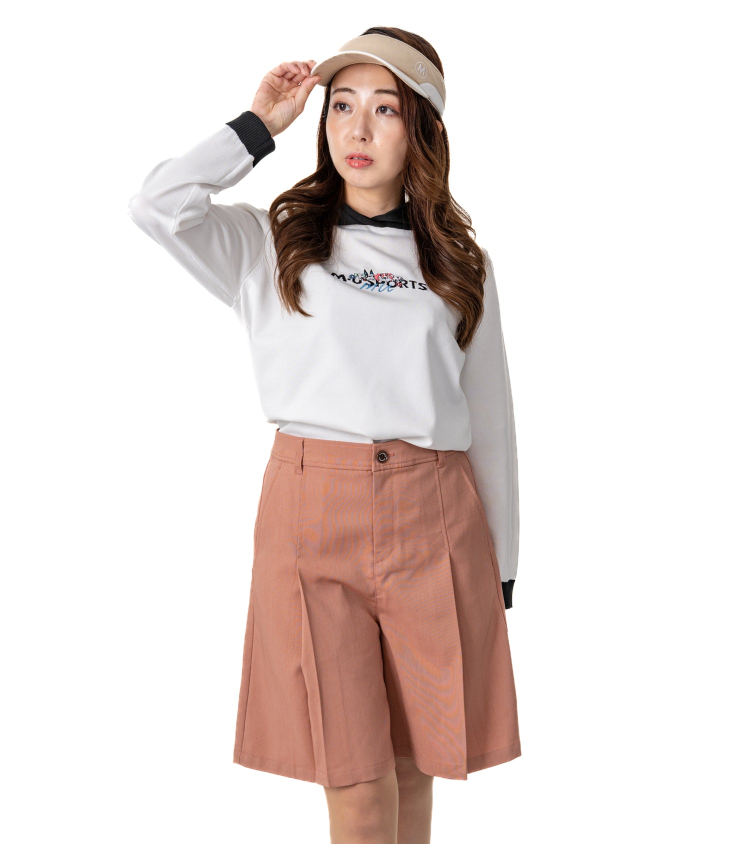 オックスシャンブレーハーフパンツ