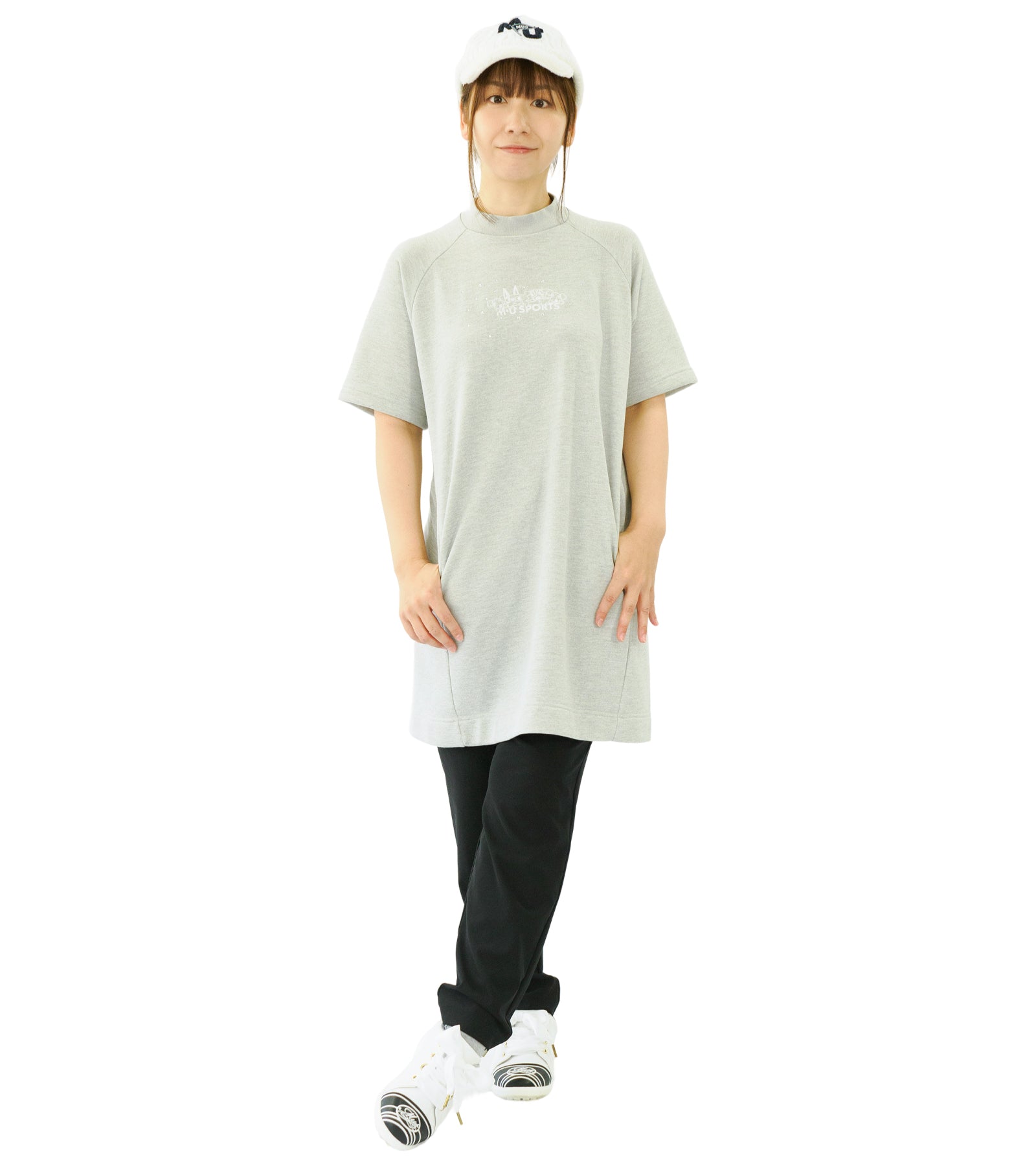 ドライタッチギャザーパンツ