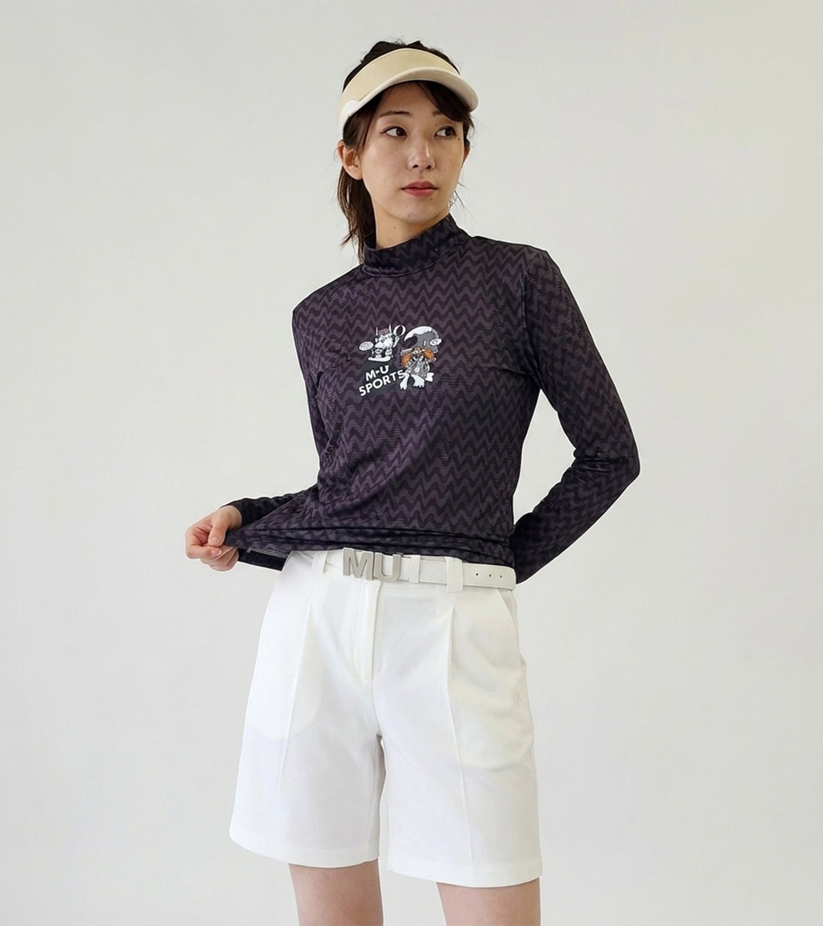 エアフィット クールストレッチ モックネックTシャツ
