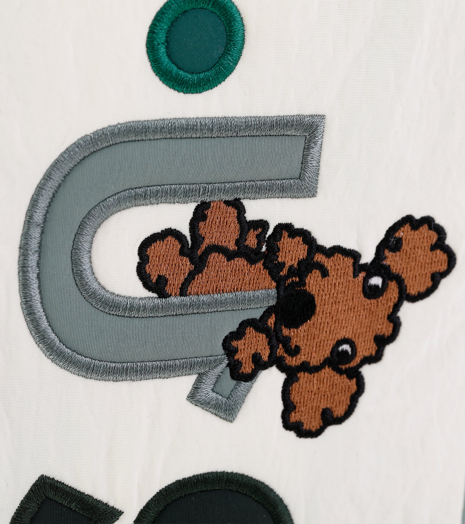 軽量変顔キャラクター刺繍レギュラーソールキャディーバッグ