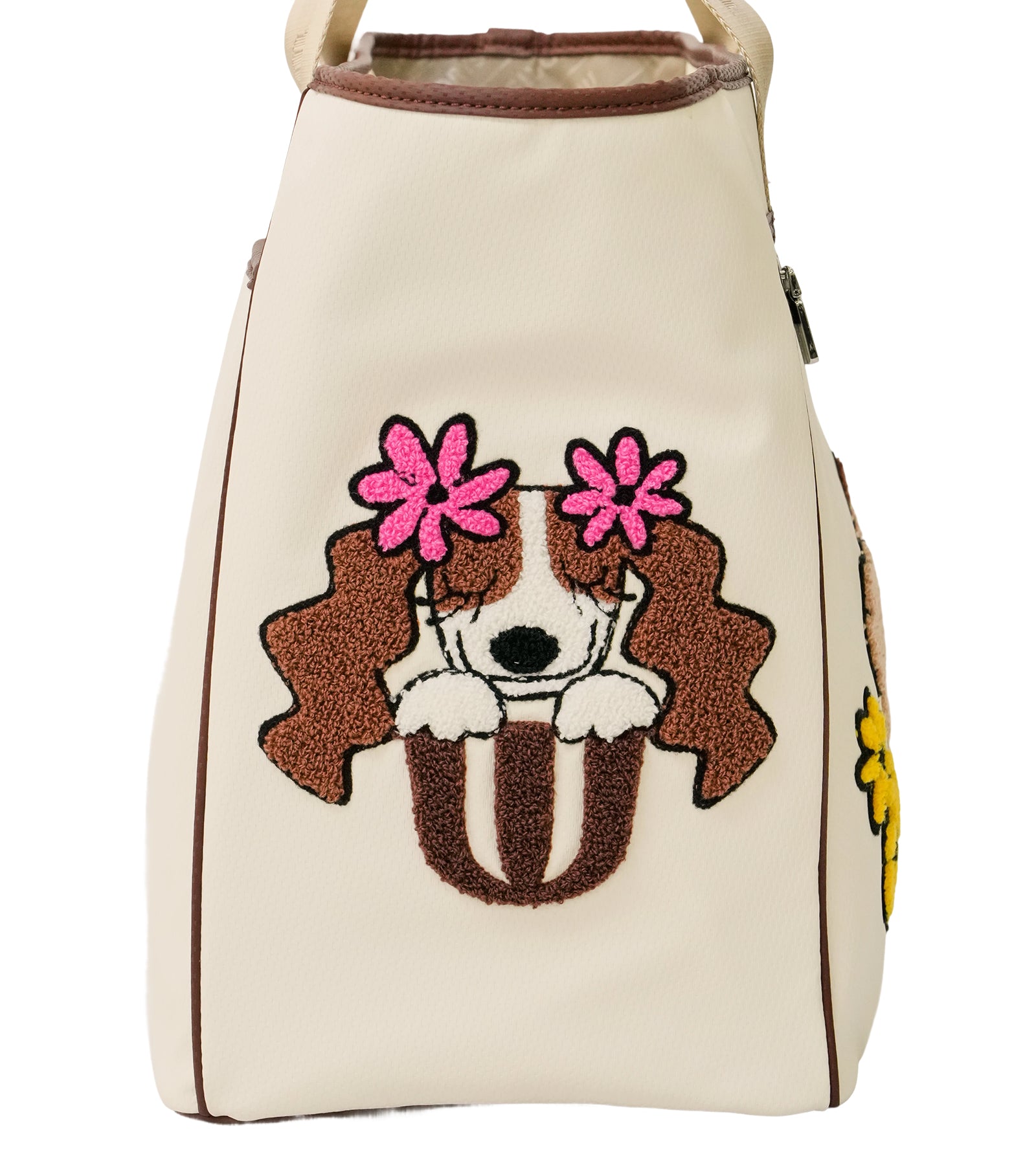 MUキャラクター立体サガラ刺繍トート型ボストンバック