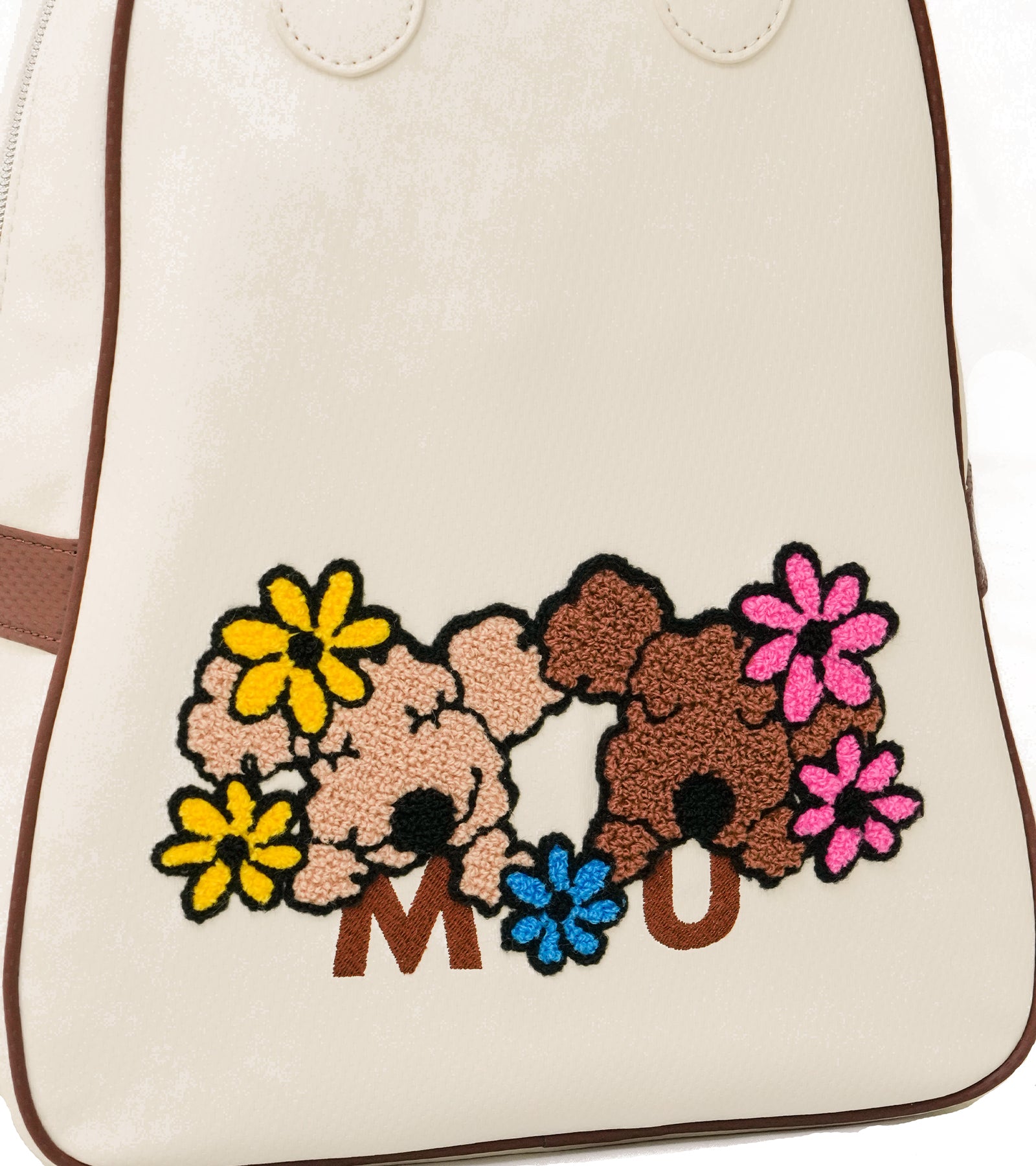 MUキャラクター立体サガラ刺繍シューズバック