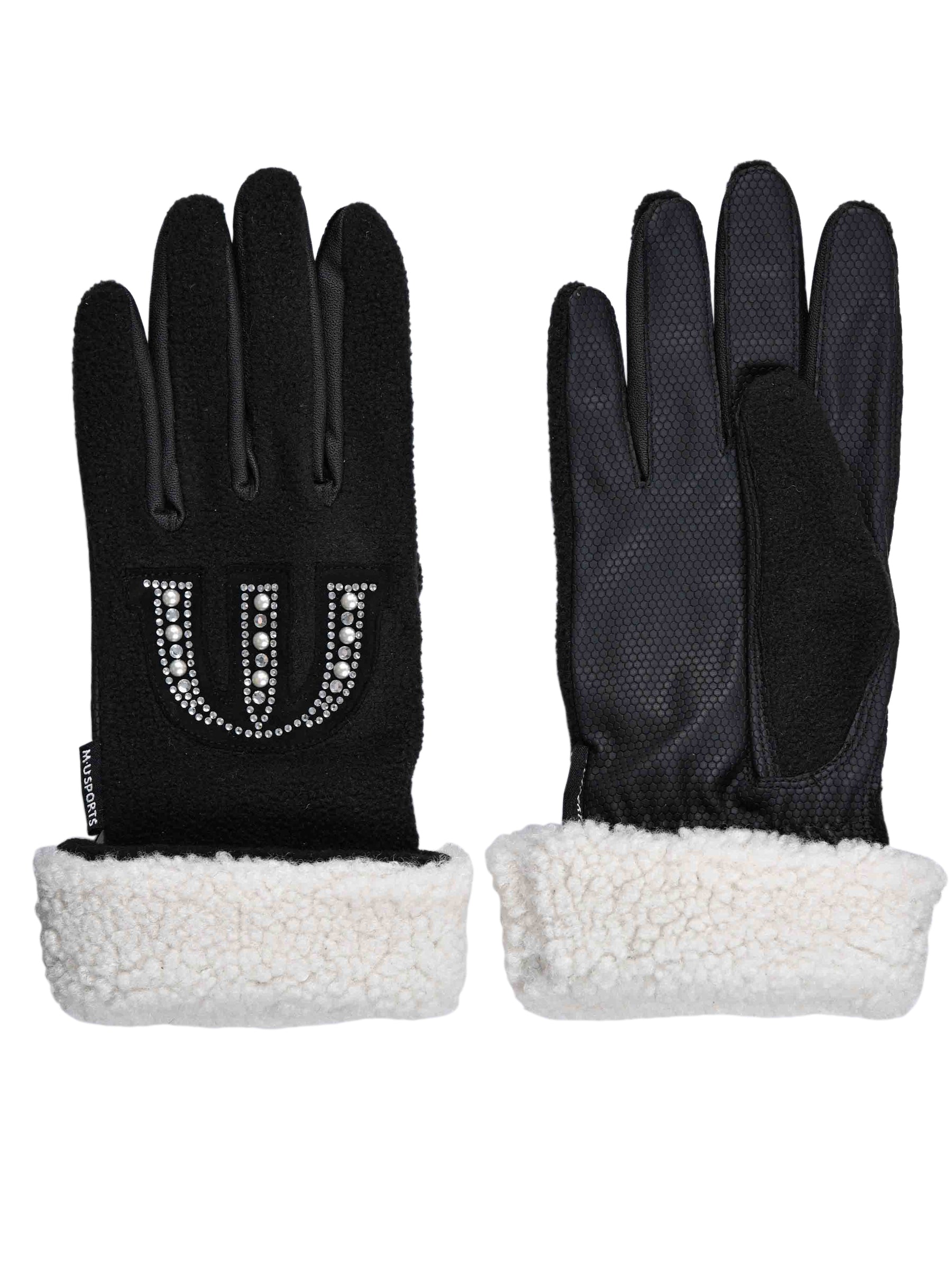 キラキラモチーフフリース両手グローブ(703J6808)