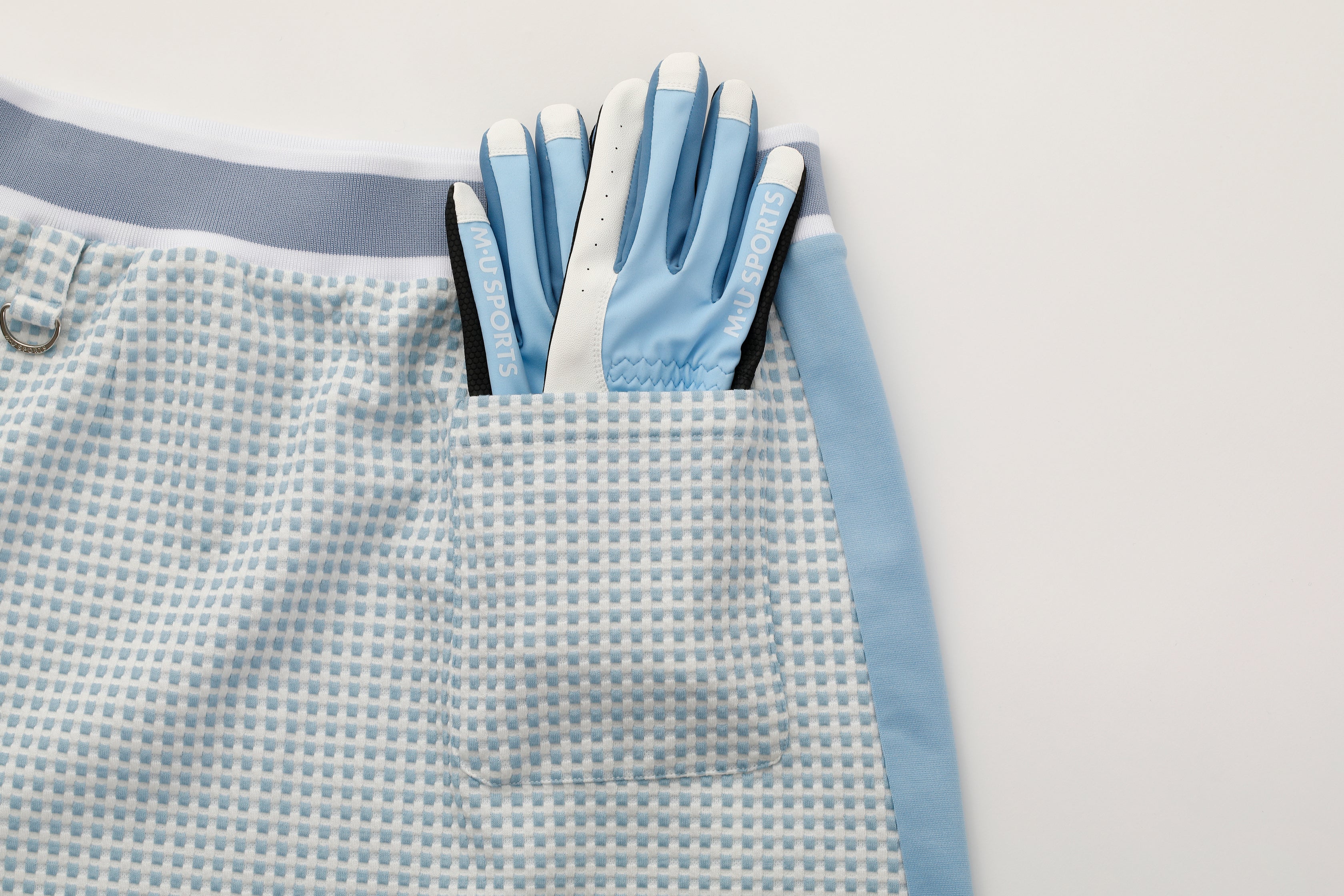 ハート×ほしロゴ チェックカットソースカート(801Q4504)