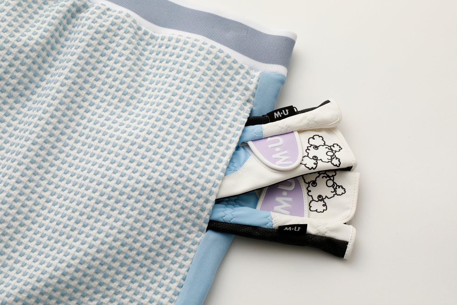 ハート×ほしロゴ チェックカットソースカート(801Q4504)